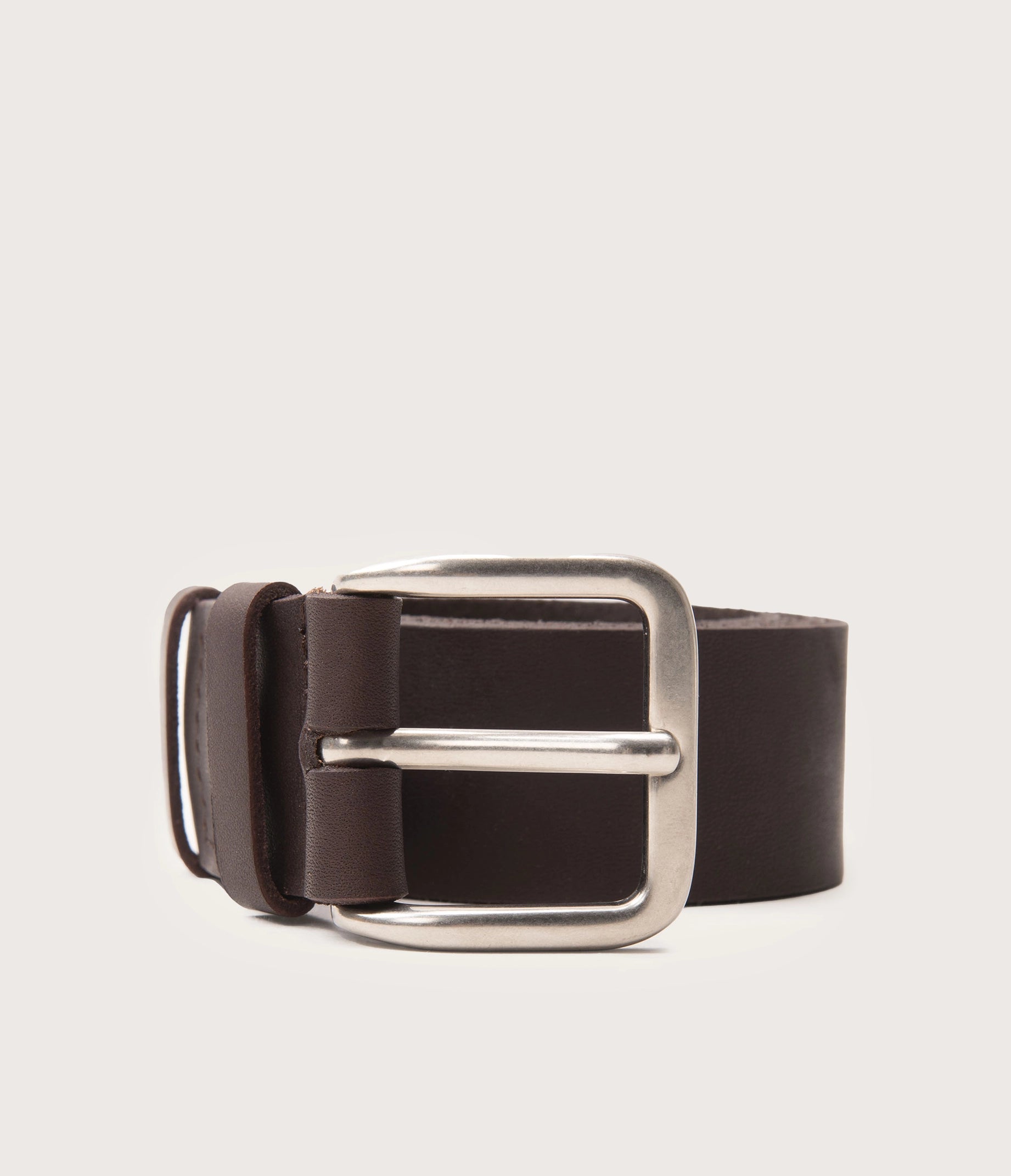 ceinture marron en cuir, ceinture 35mm en cuir marron, ceinture made in france, ceinture camarguaise marron, fabriquée en Camargue, ceinture 35mm en cuir français, la botte gardiane ceinture 35mm marron en cuir