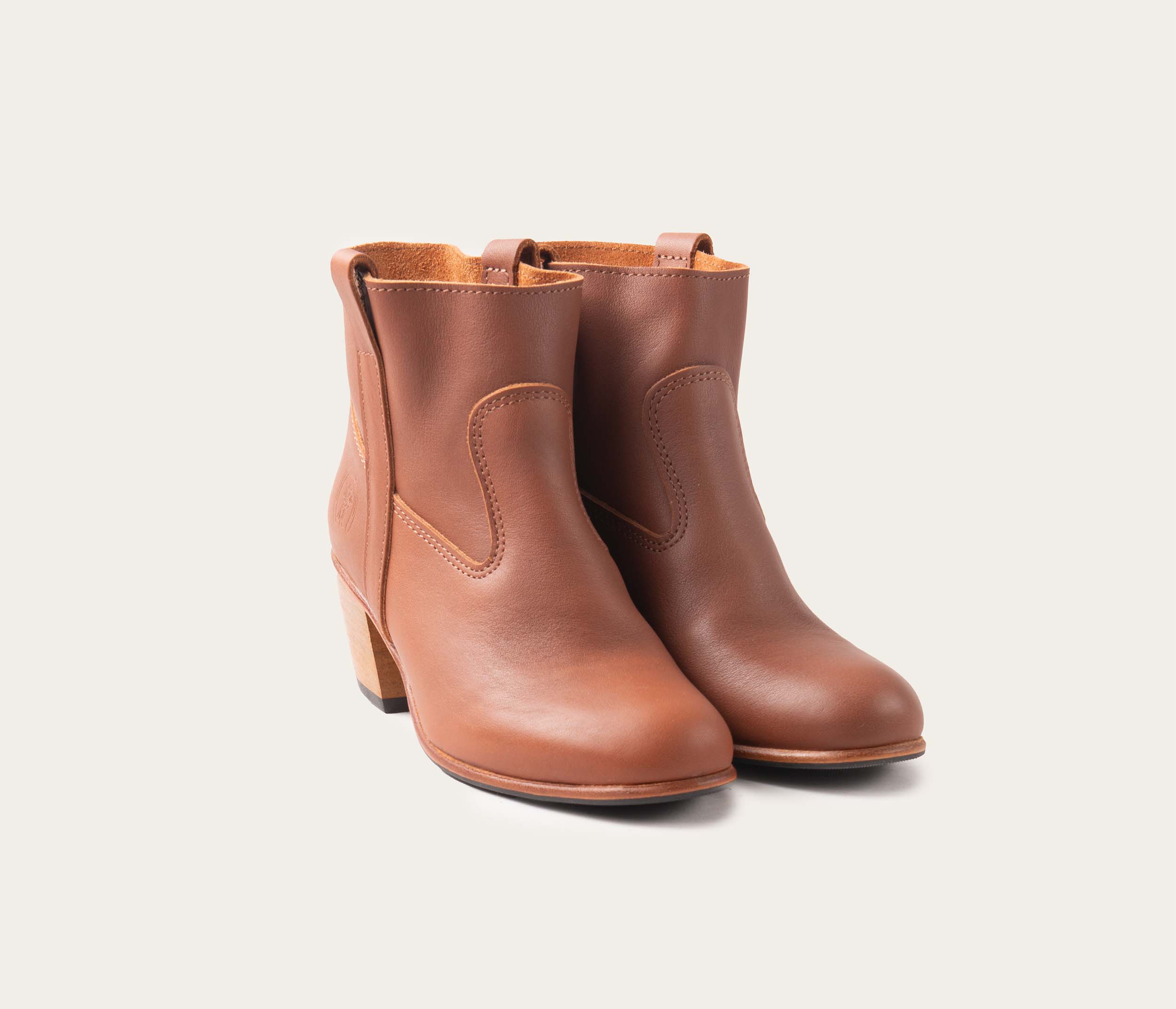 Cely Bottine Souple Cognac - Prix Doux