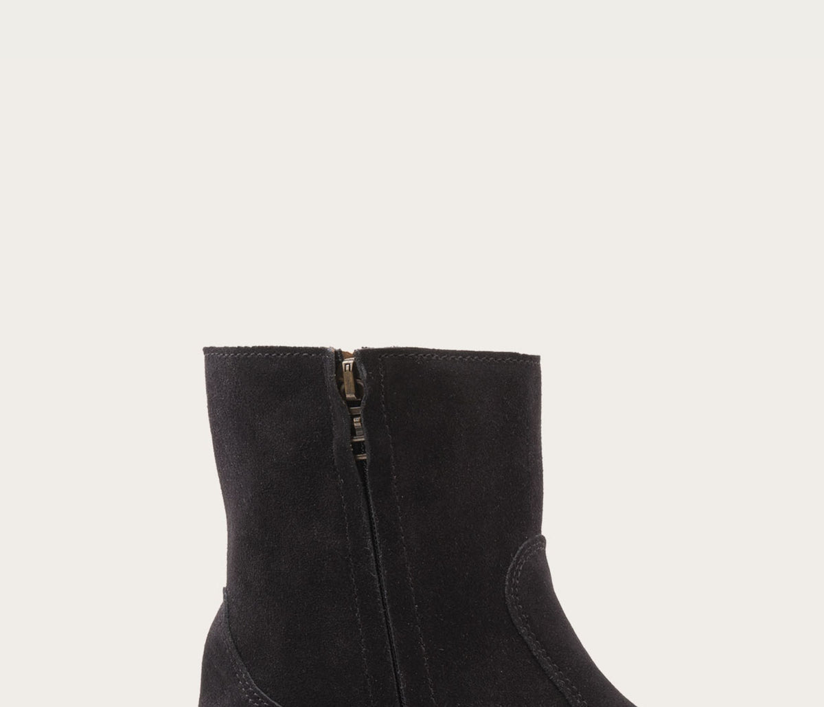 Clint Zip Ankle Boot in Havana Velvet