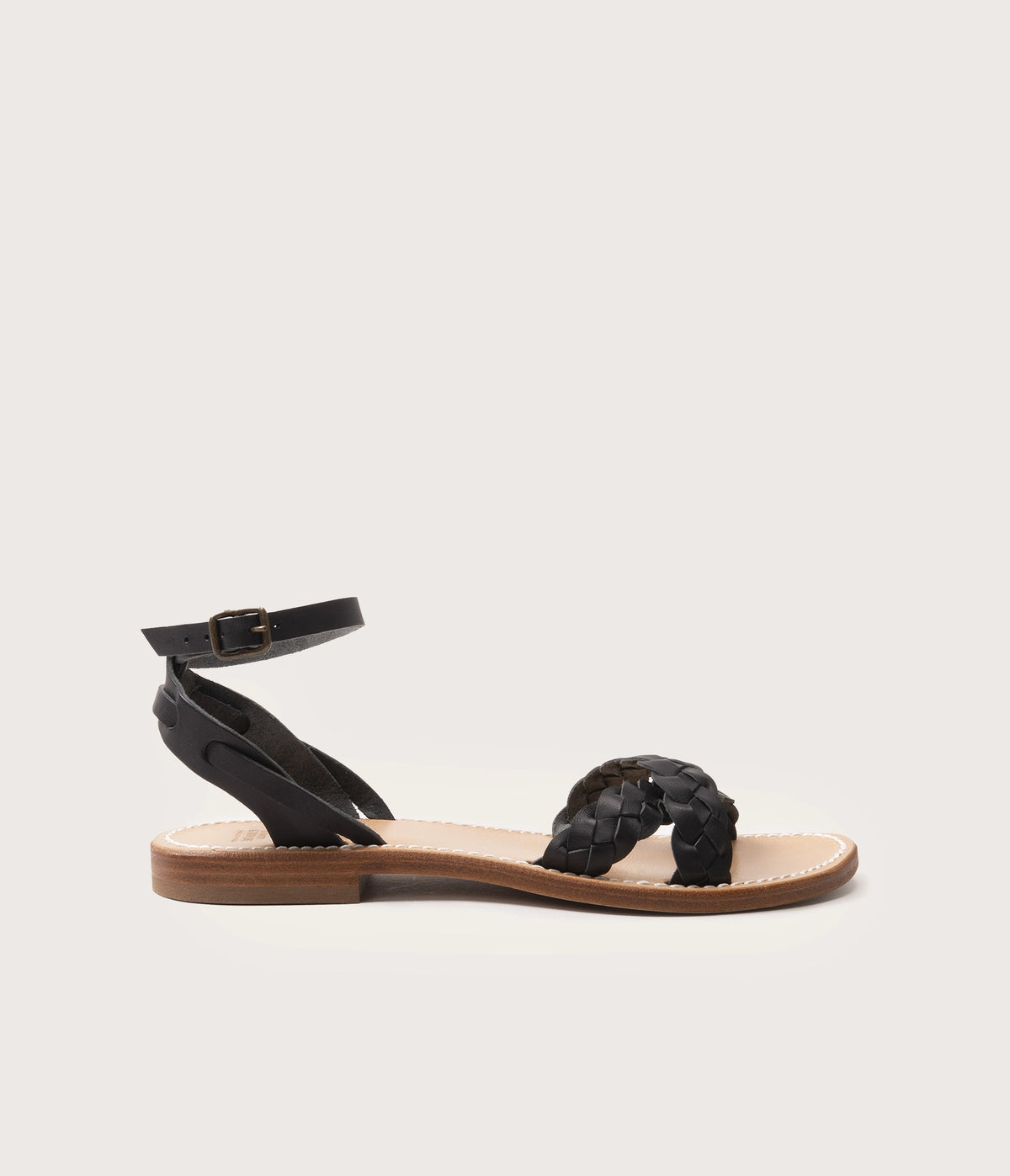 Criss Cross Sandale Ebène - Prix Doux
