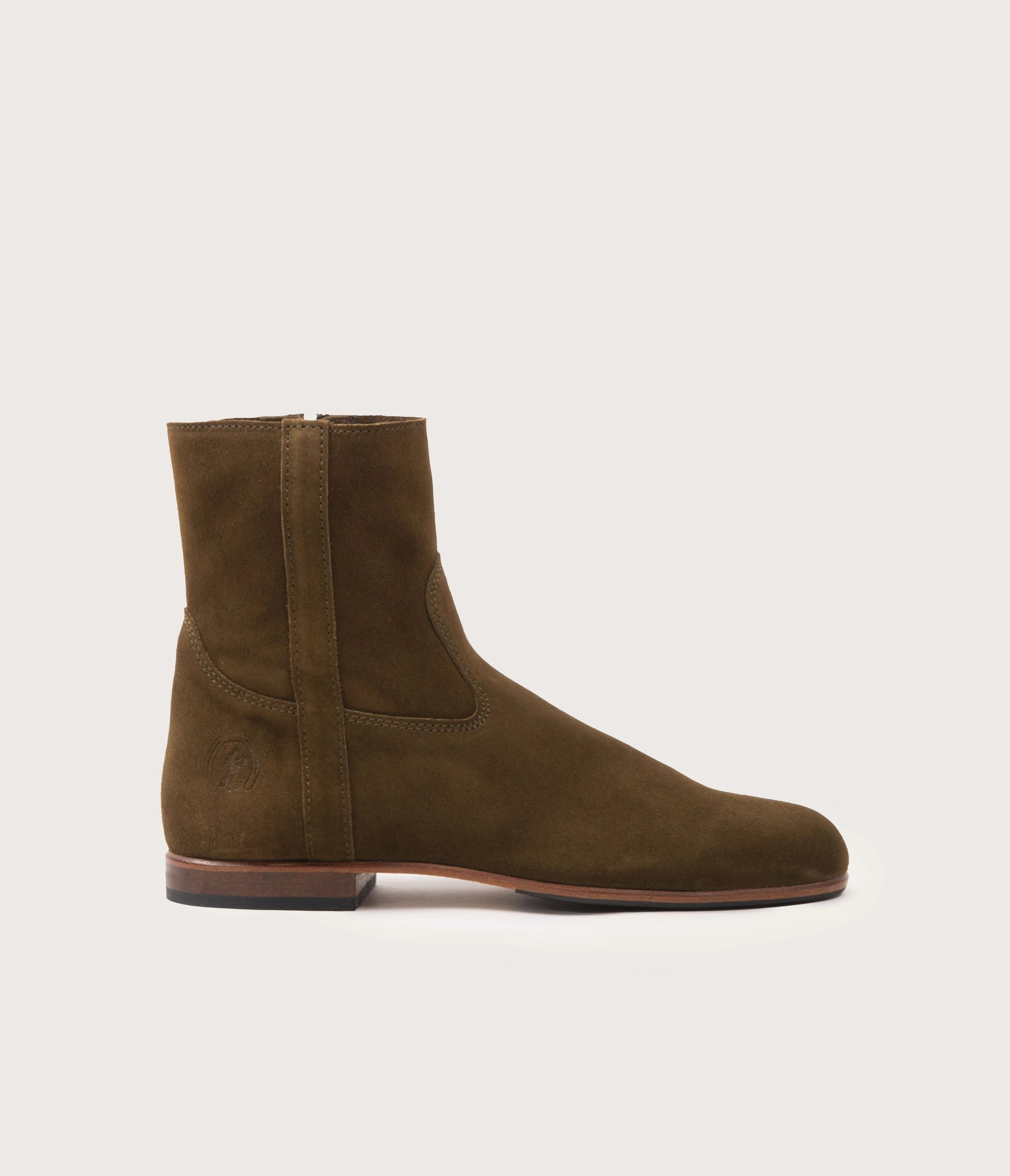 Elie Suede ankle boots Olive