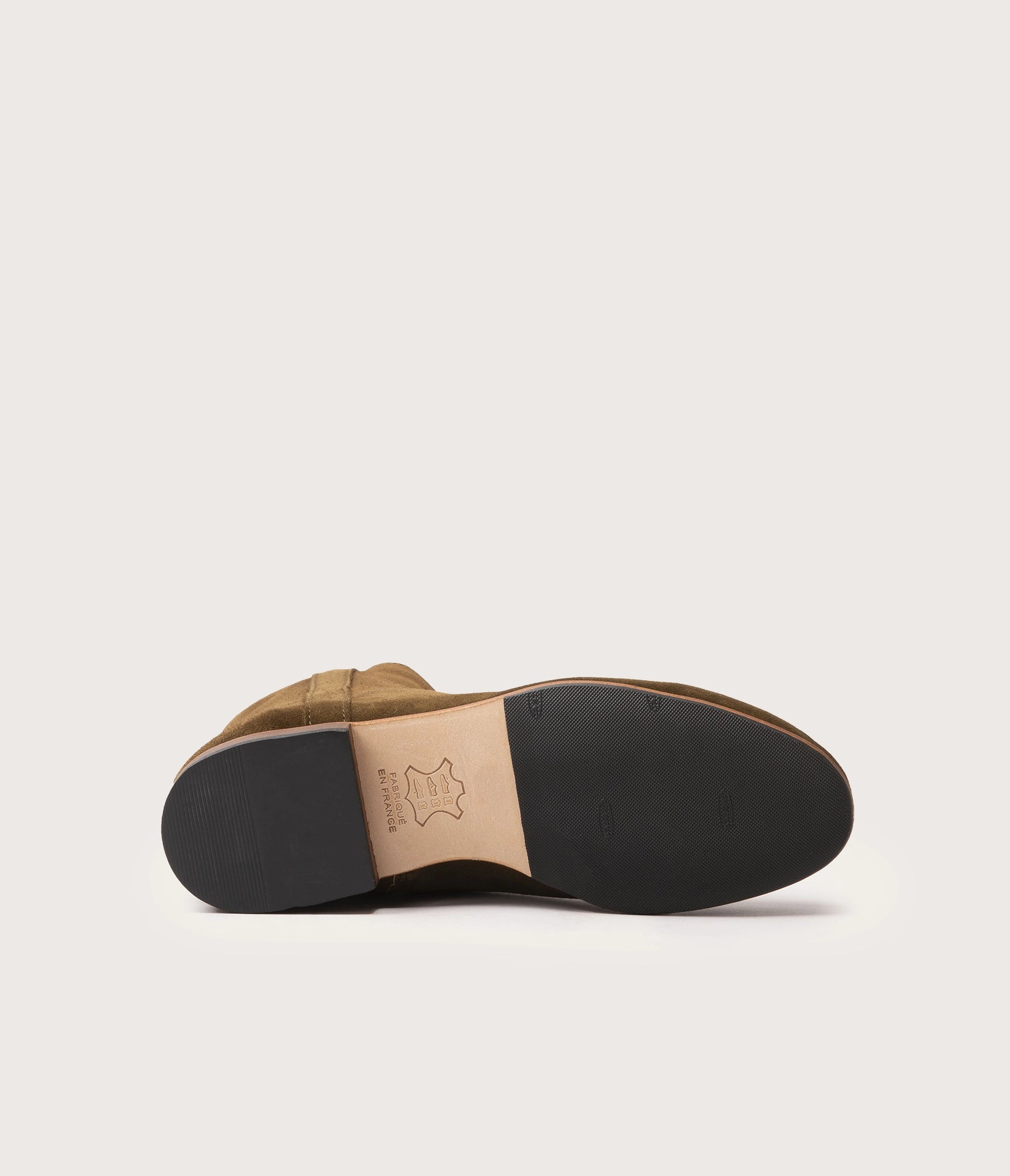 Elie Bottine velours Olive