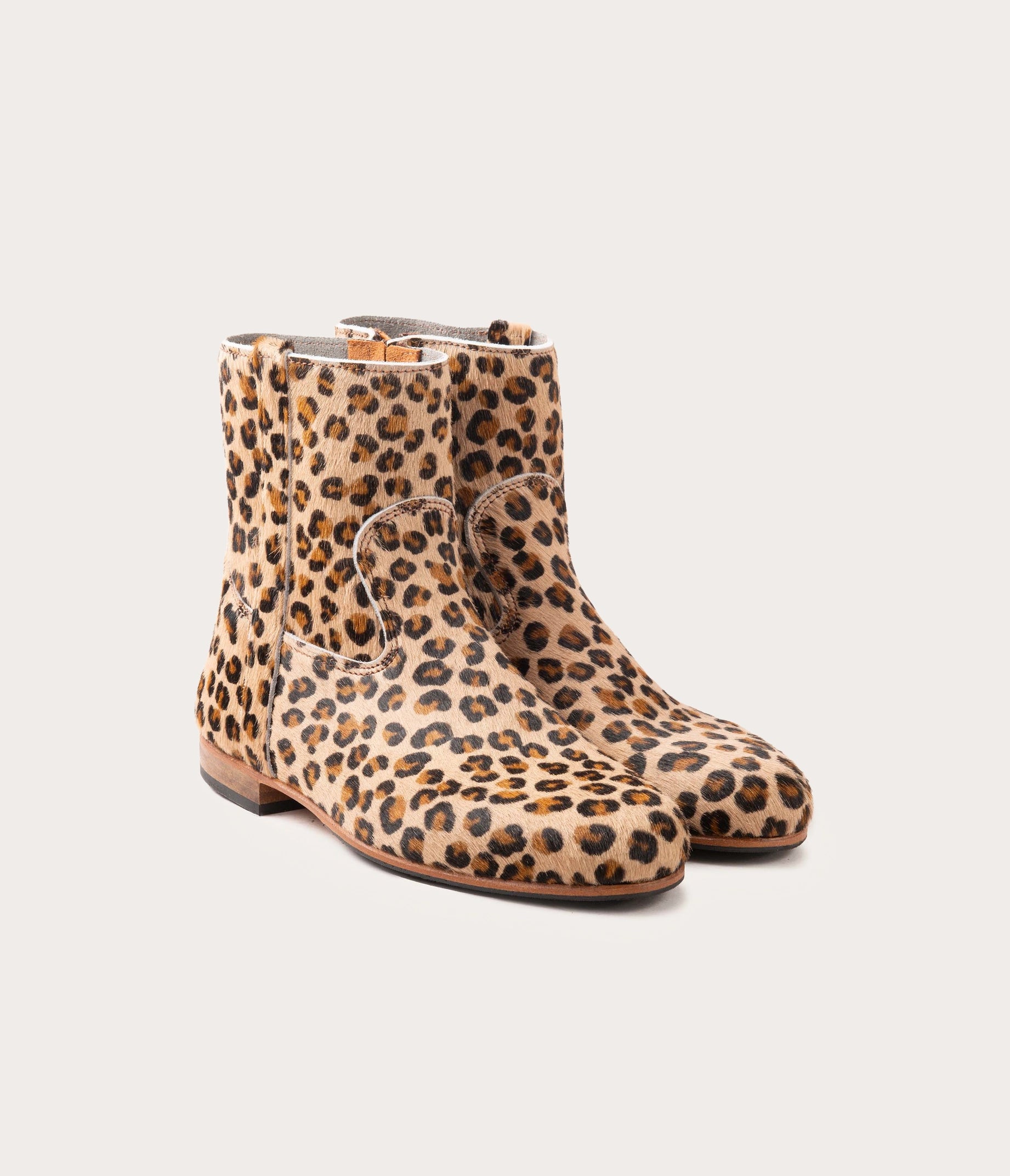 Elie Women's Leopard Print Ankle Boots