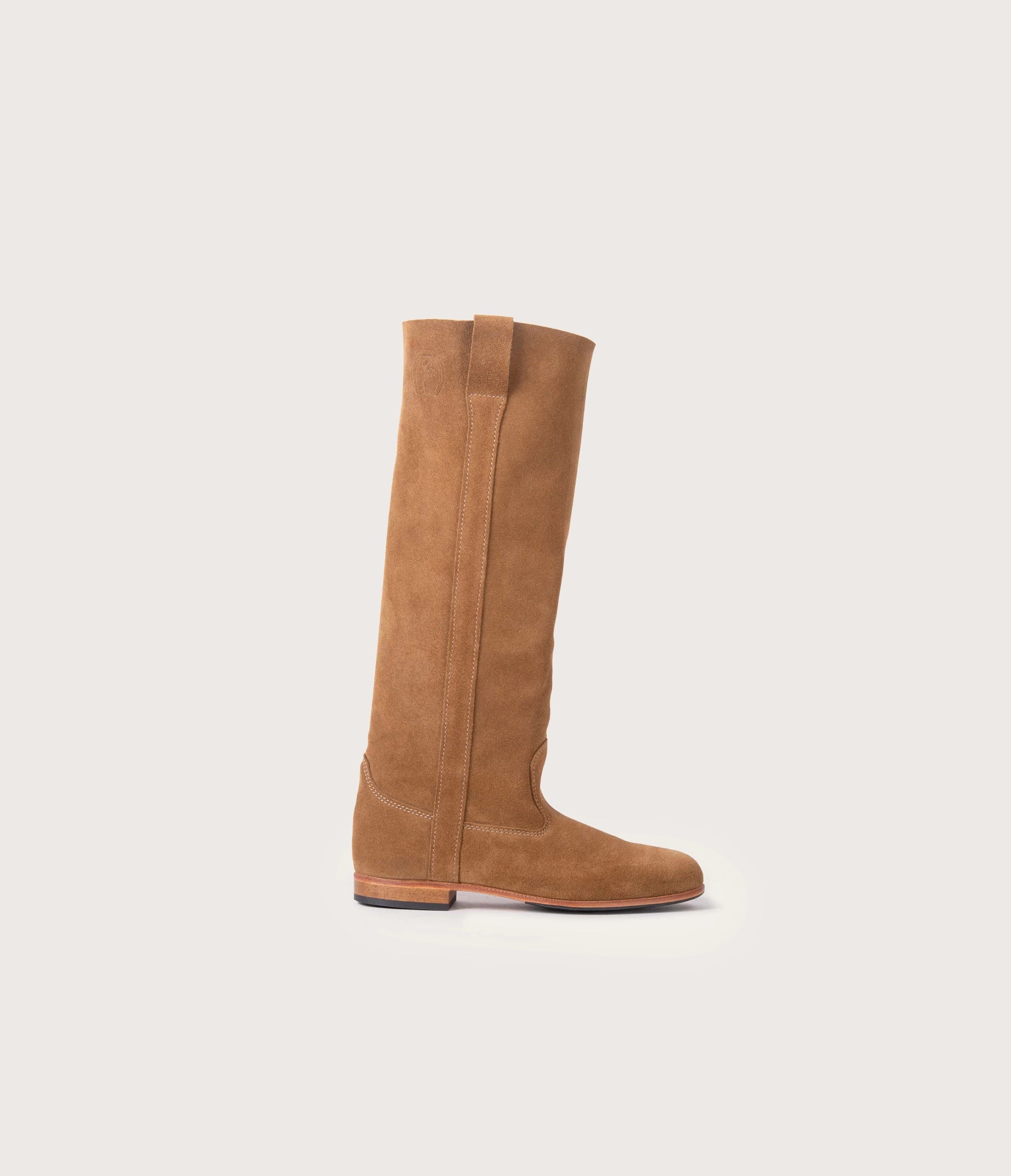 Elloa Botte Velours Havane