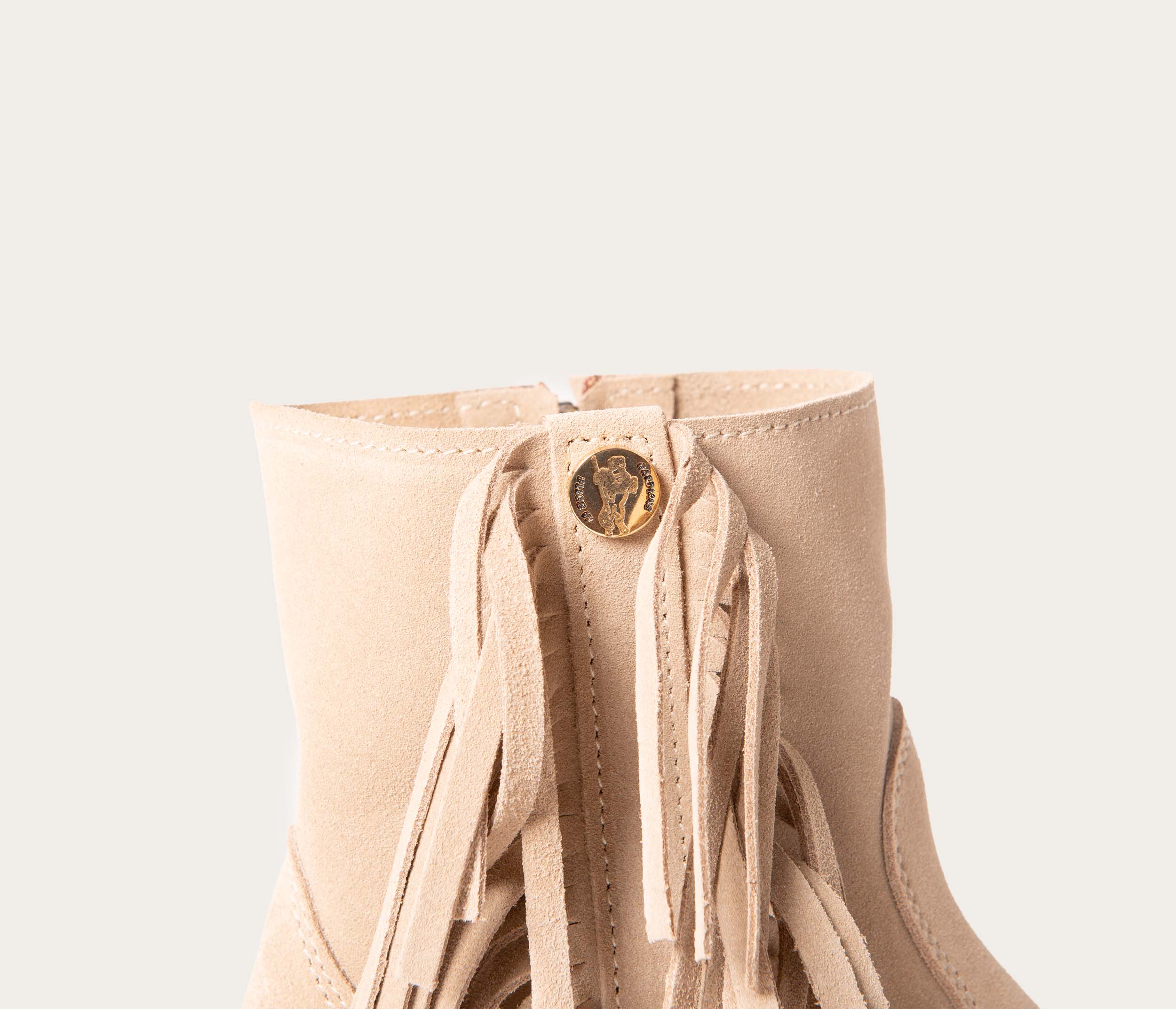 Fantine, Bottine Velours Beige