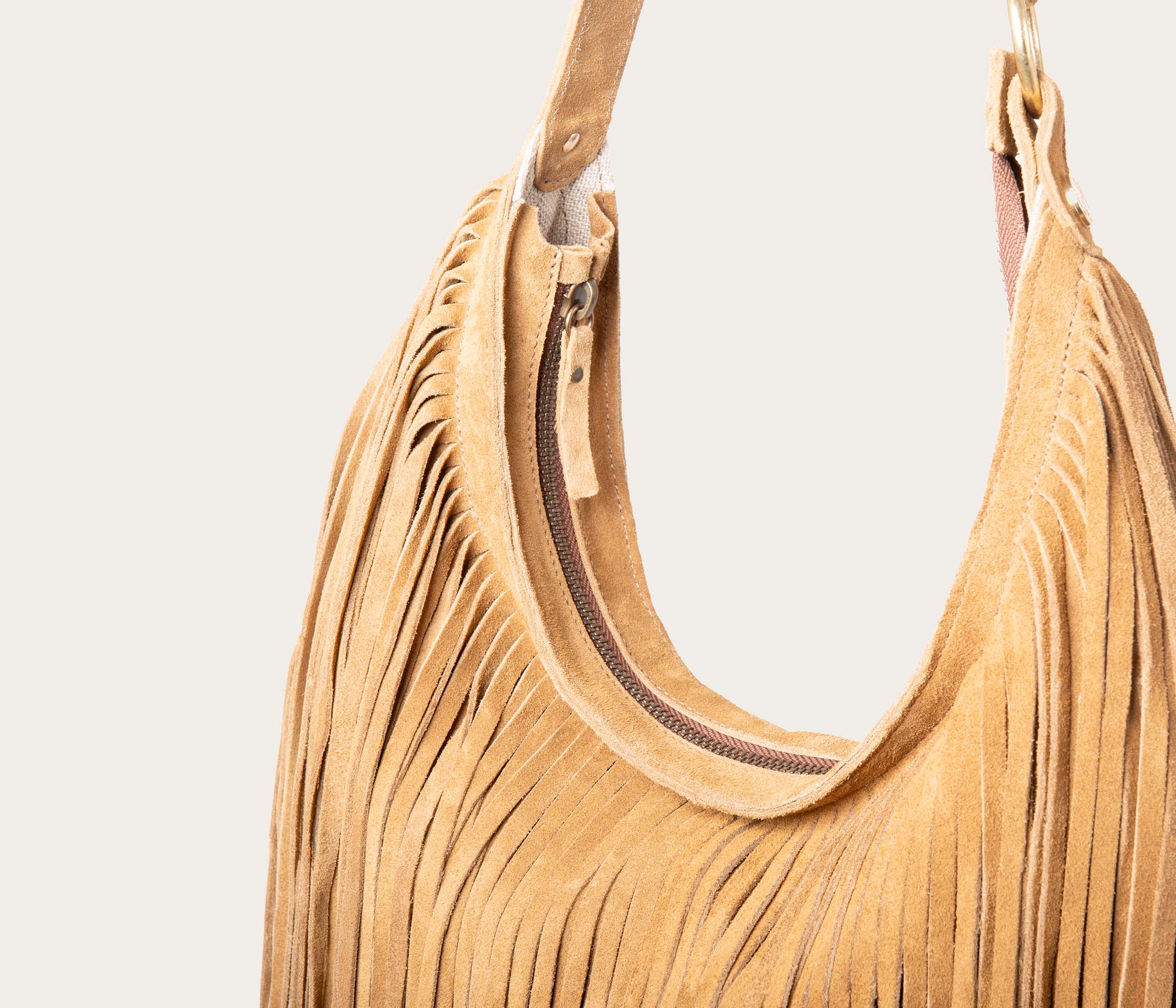 Sac Félix Velours Havane
