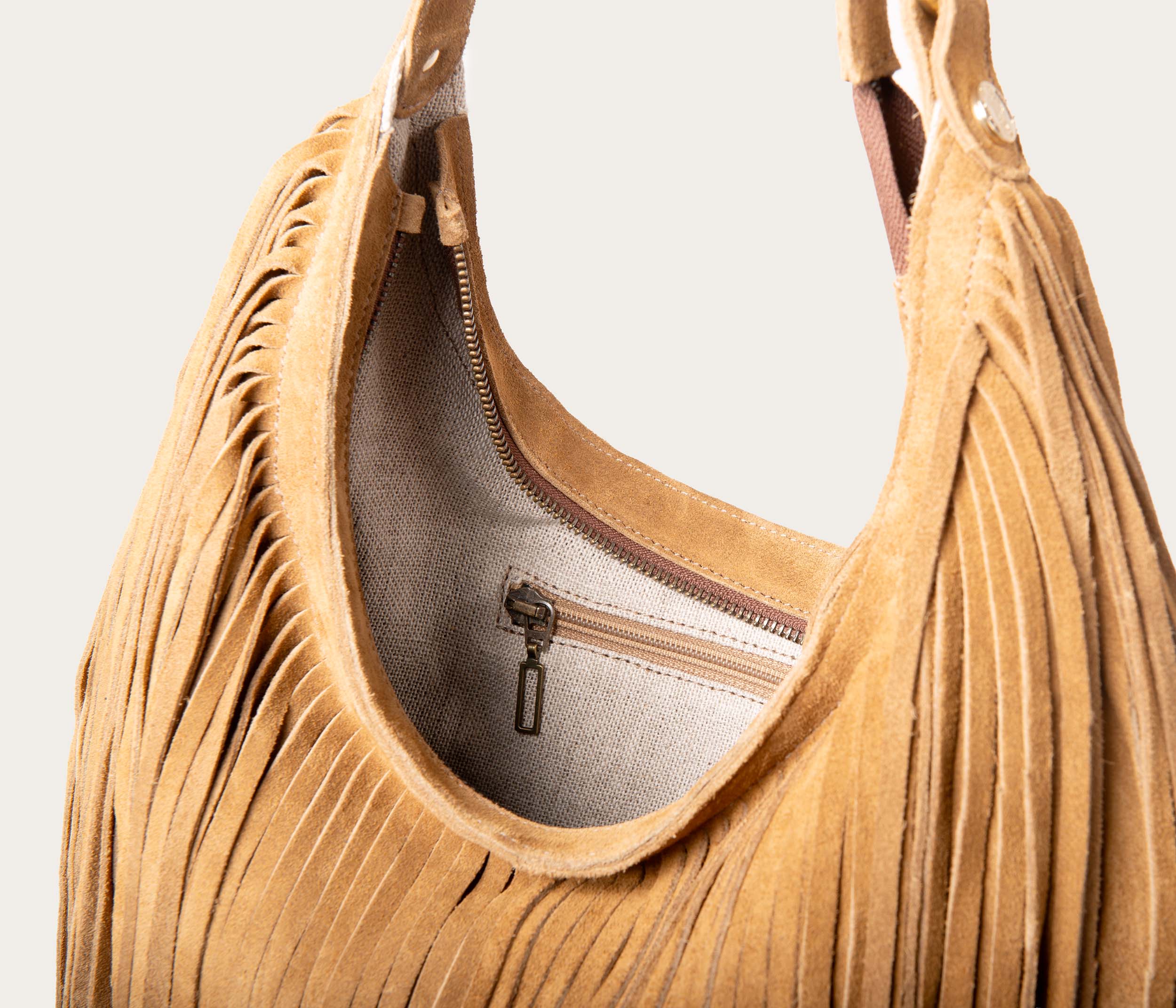Sac Félix Velours Havane