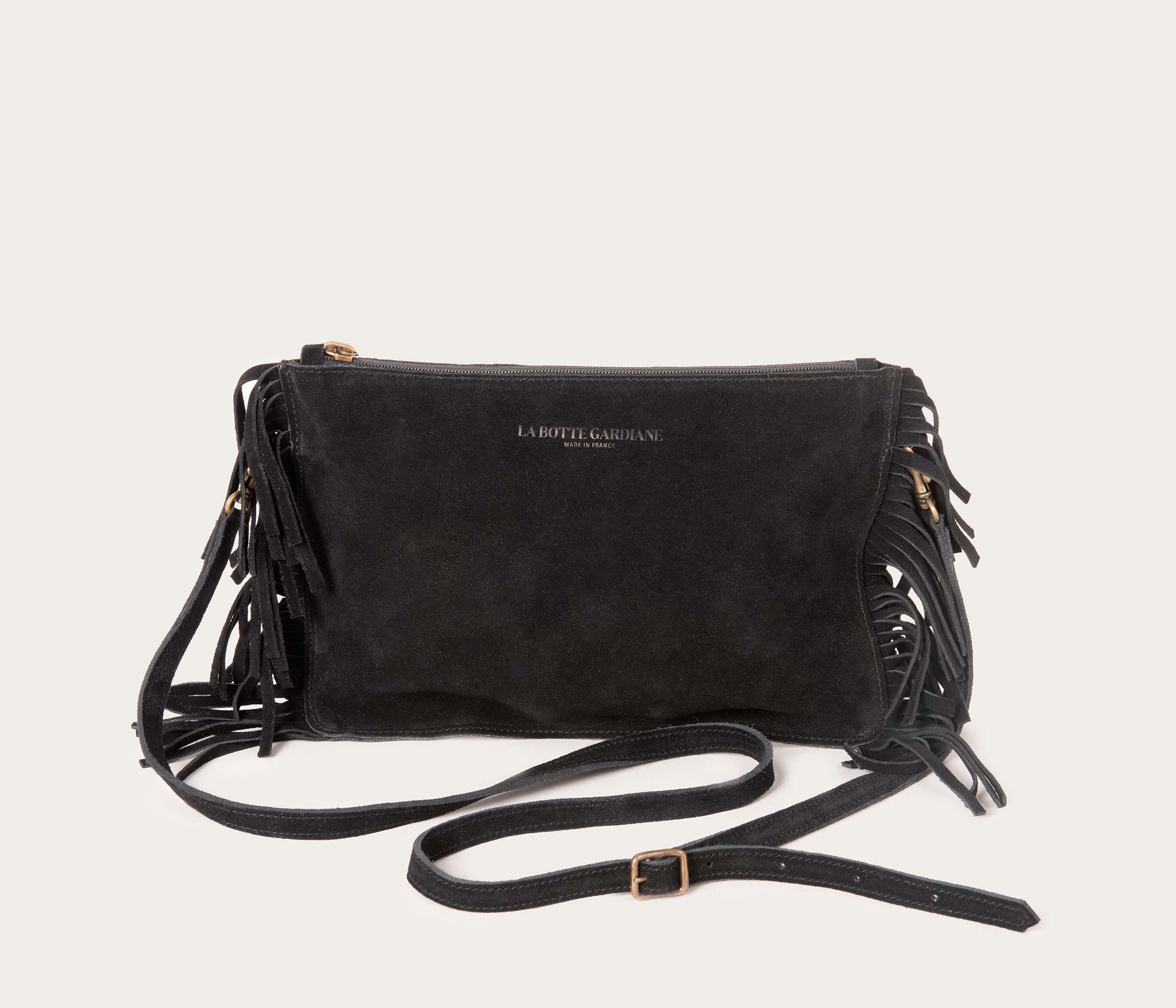 Sac Flo Velours Charbon