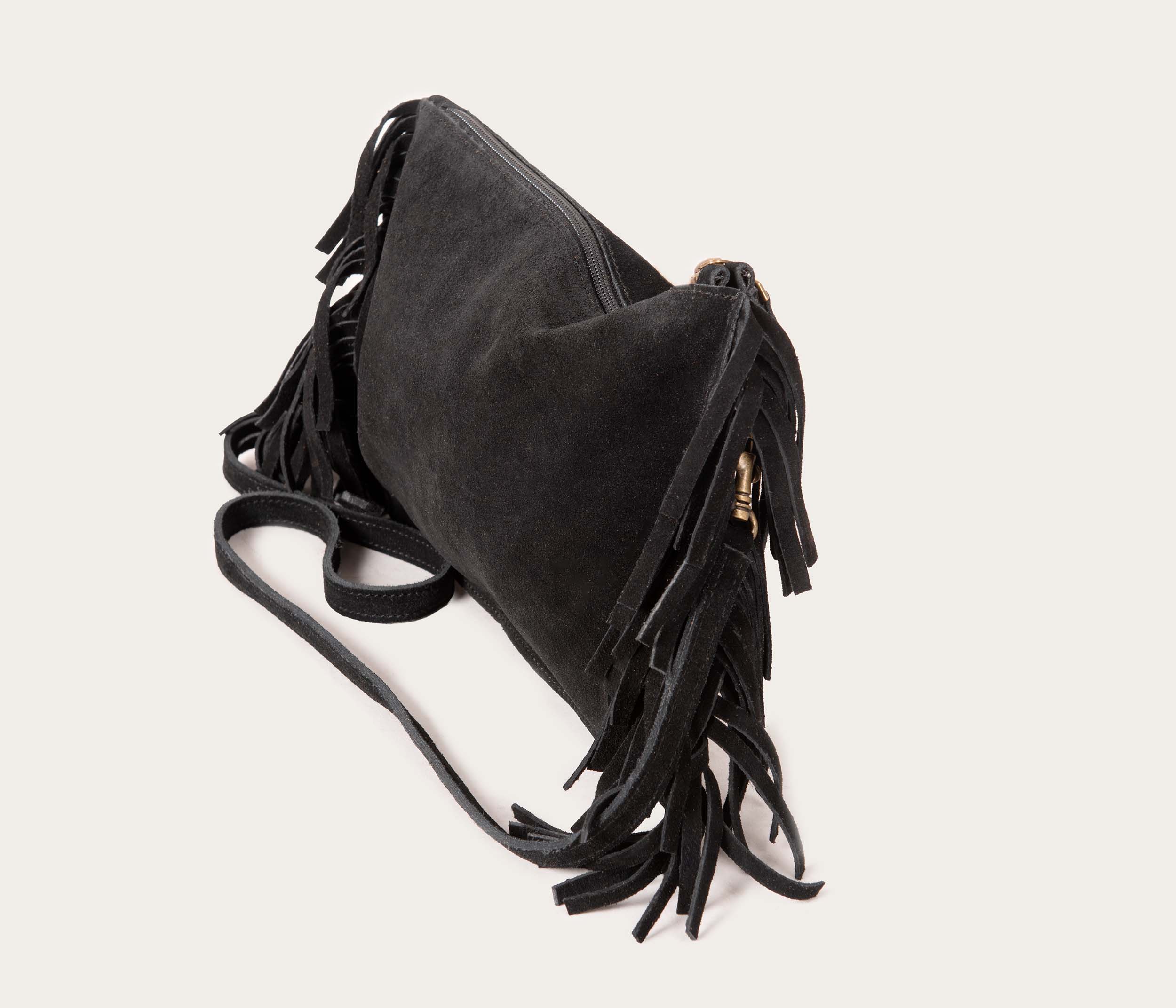 Sac Flo Velours Charbon