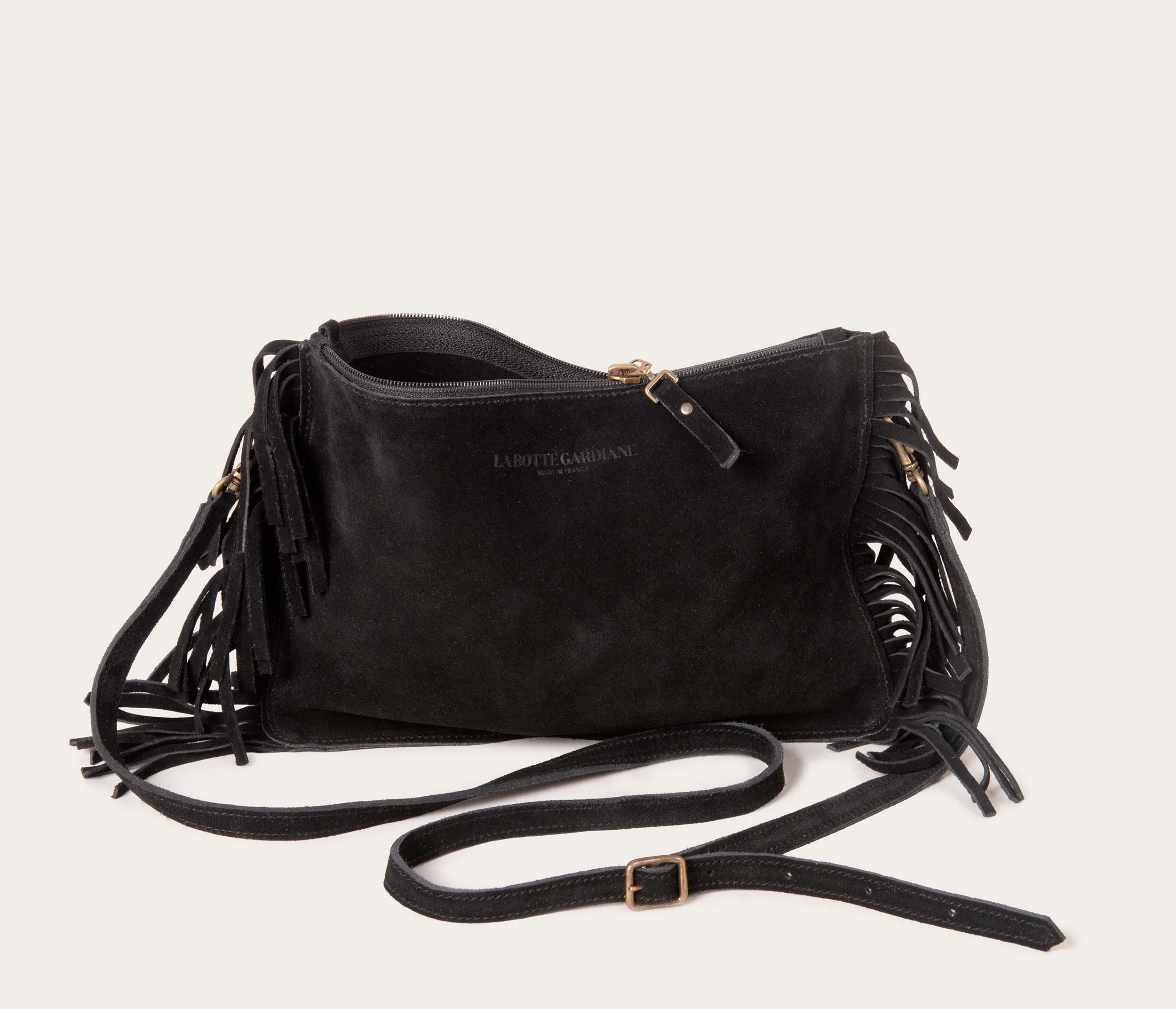 Sac Flo Velours Charbon