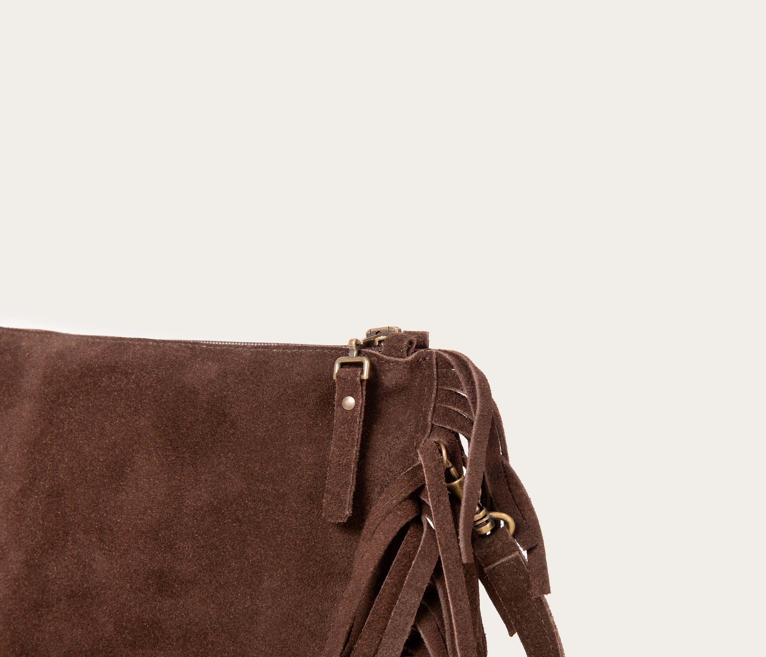 Sac Flo Velours Chocolat