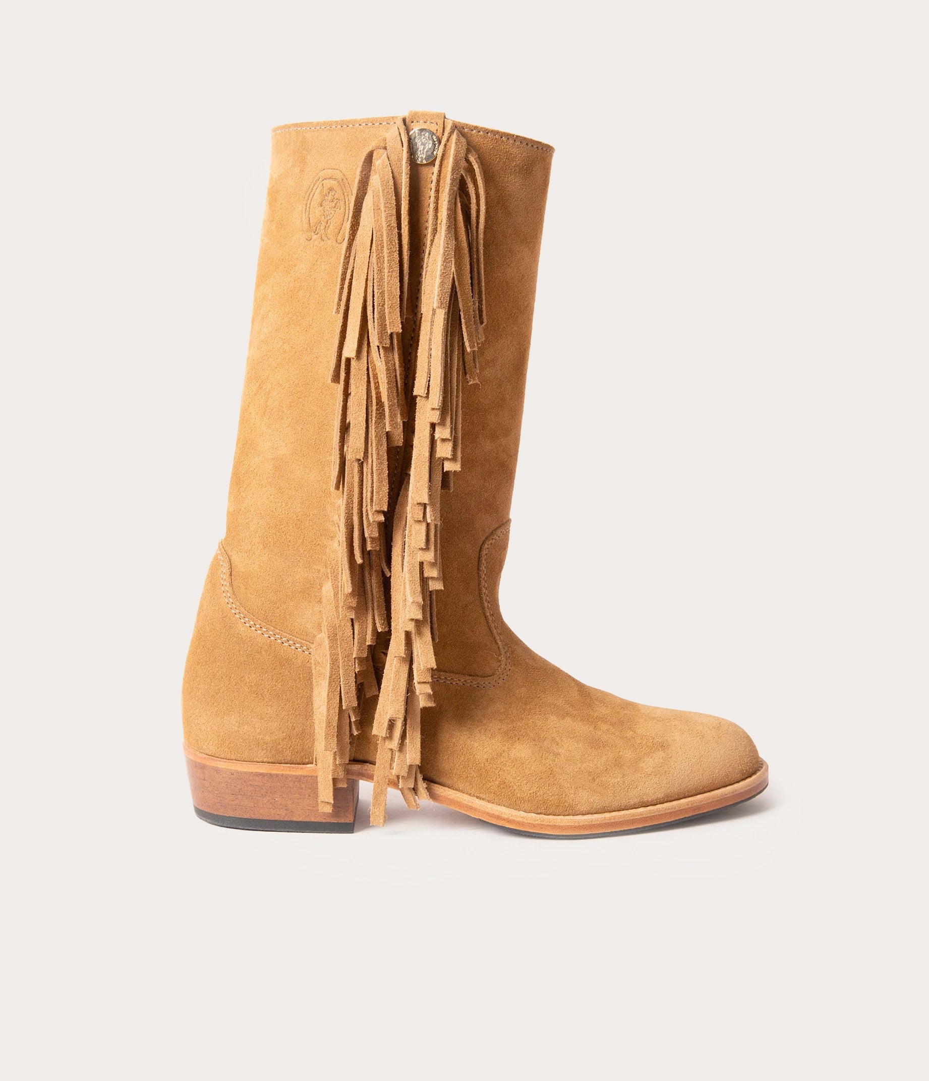 Françoise botte camarguaise frange, bottes camarguaises femme