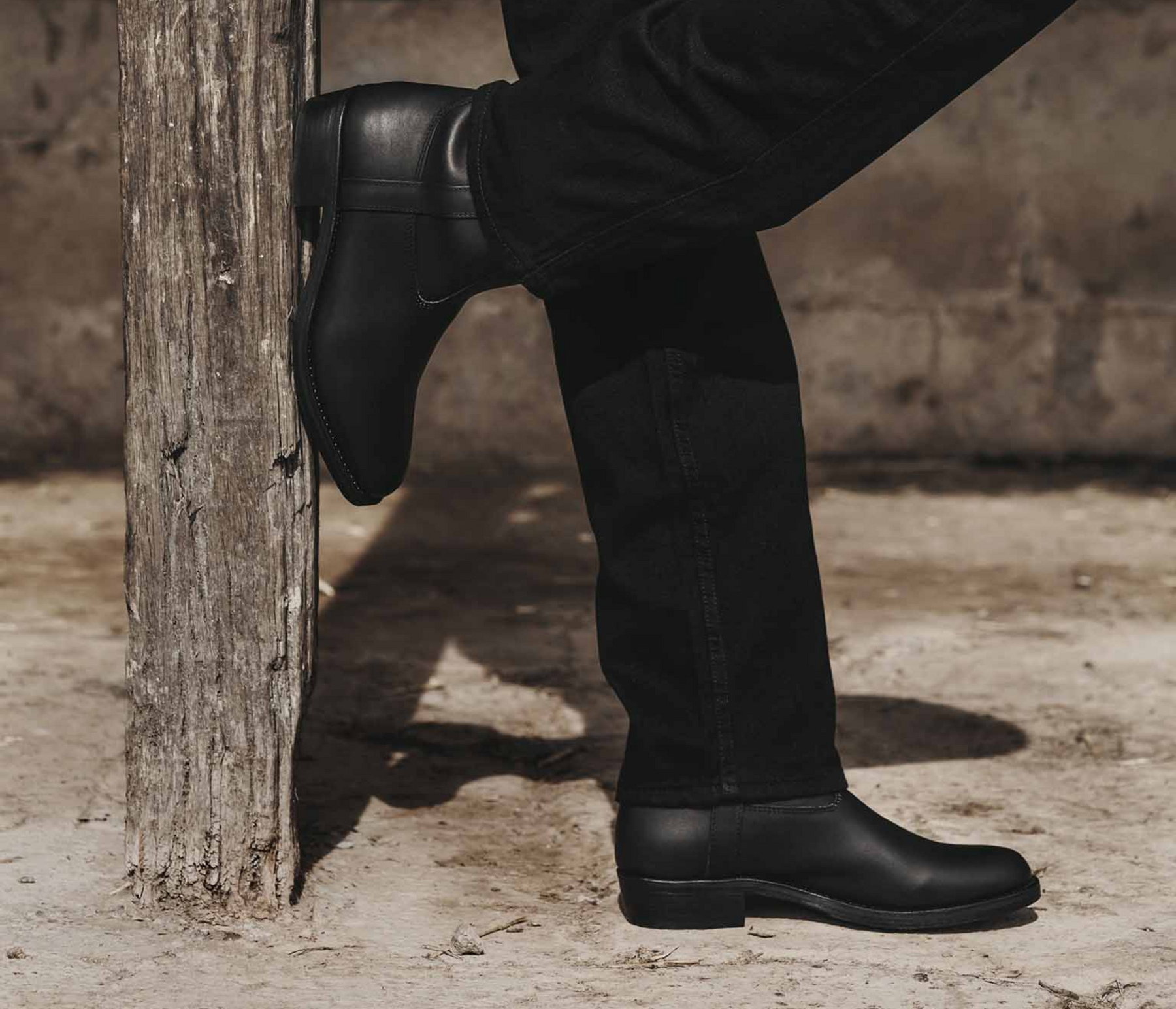 Gardian Botte Camarguaise Homme Noir