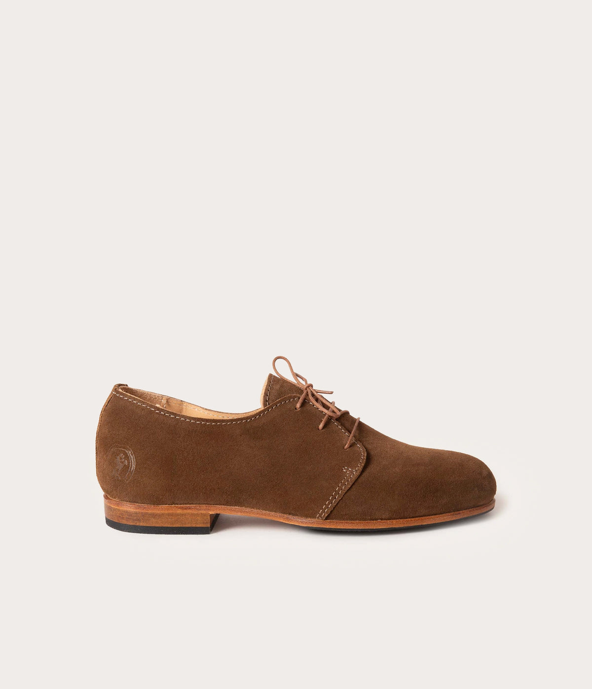 Georges Derby Velours Taupe - Prix Doux