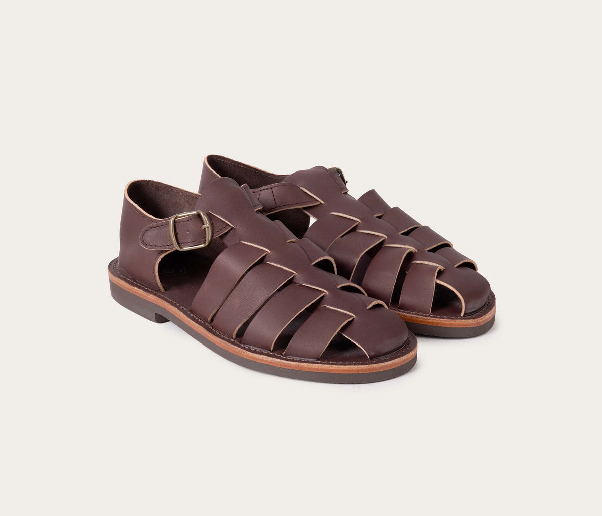 Géronimo Sandale Homme Café - Prix Doux