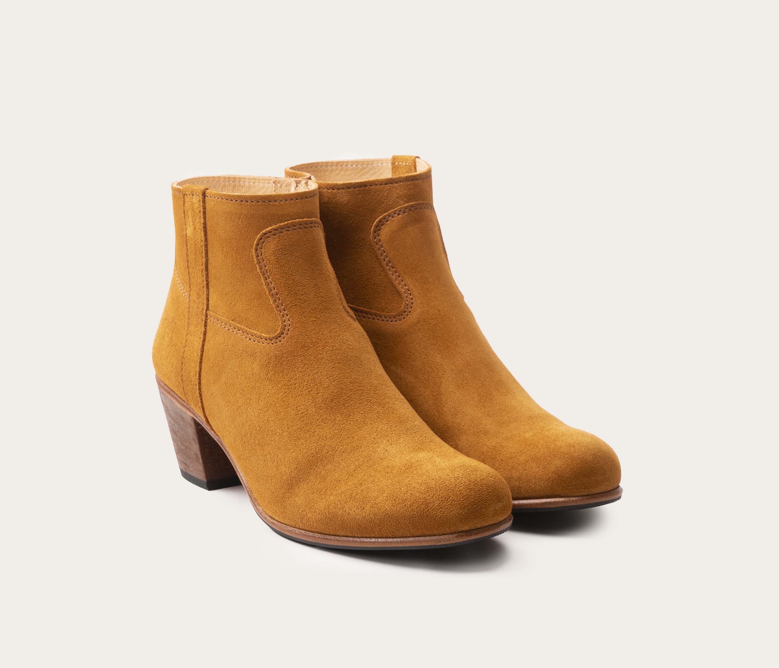 Gil Bottine Velours Ecureuil - Prix Doux