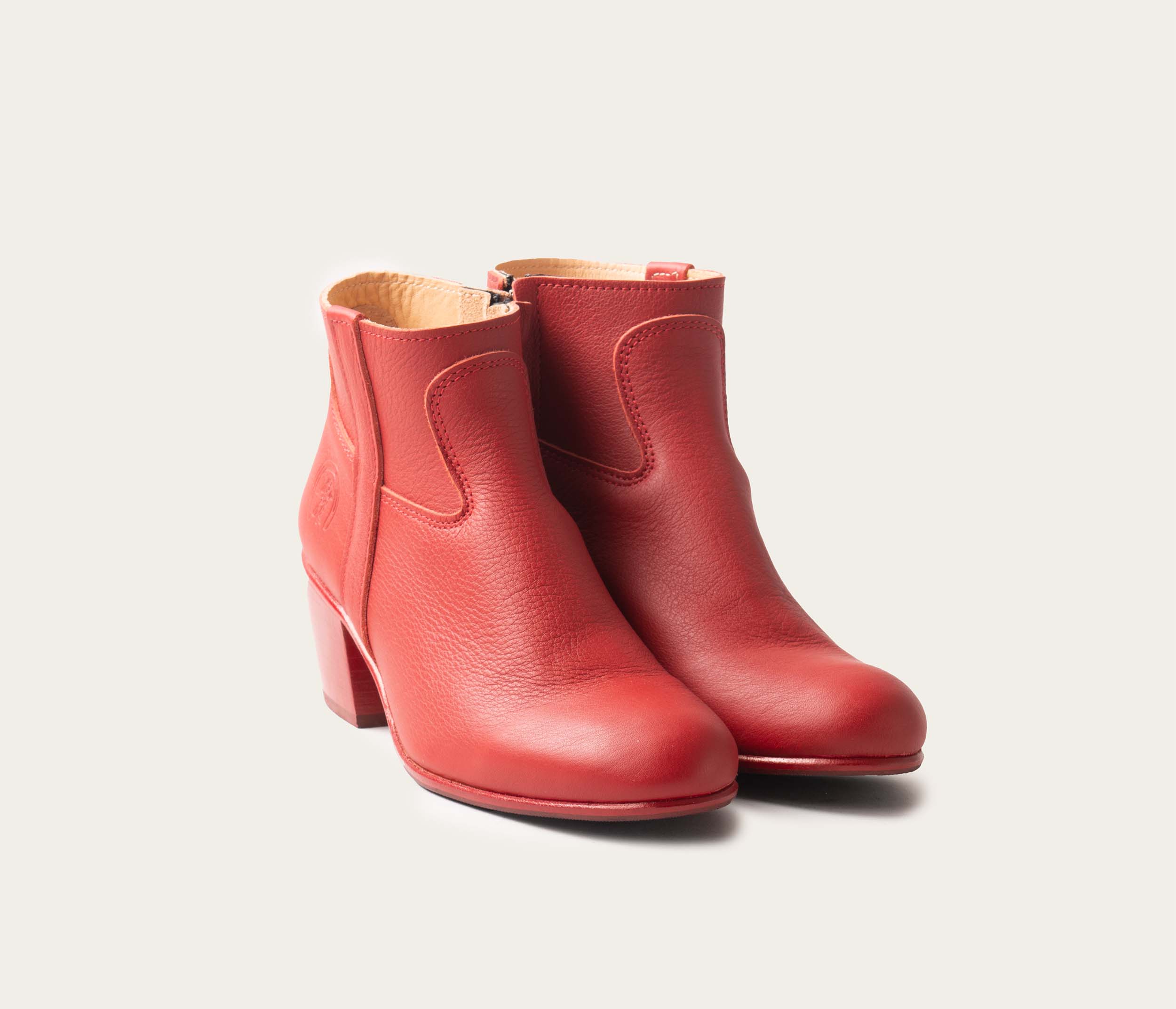 Gil Bottine Souple Rouge - Prix Doux
