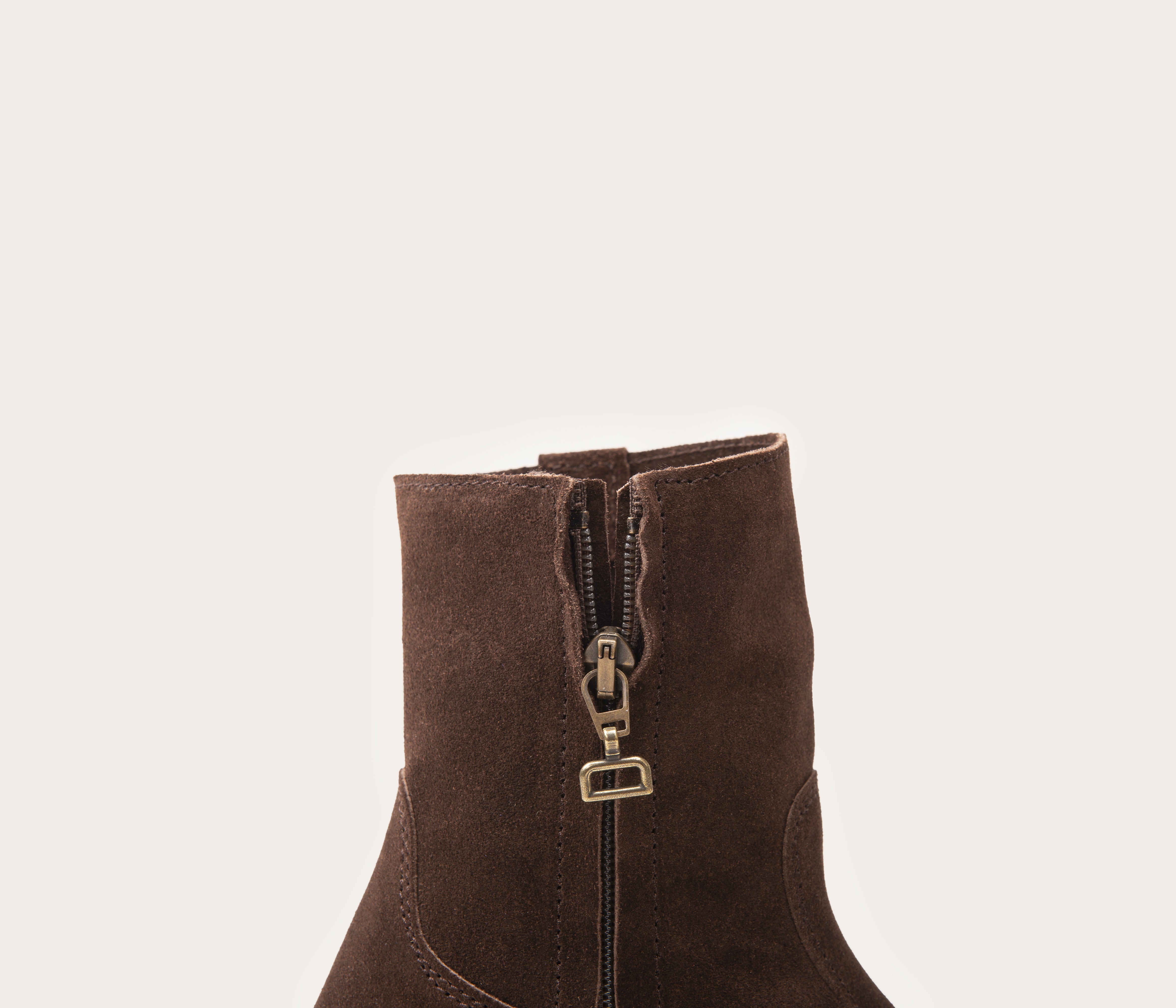 Gisèle Bottine Velours Chocolat - Prix Doux
