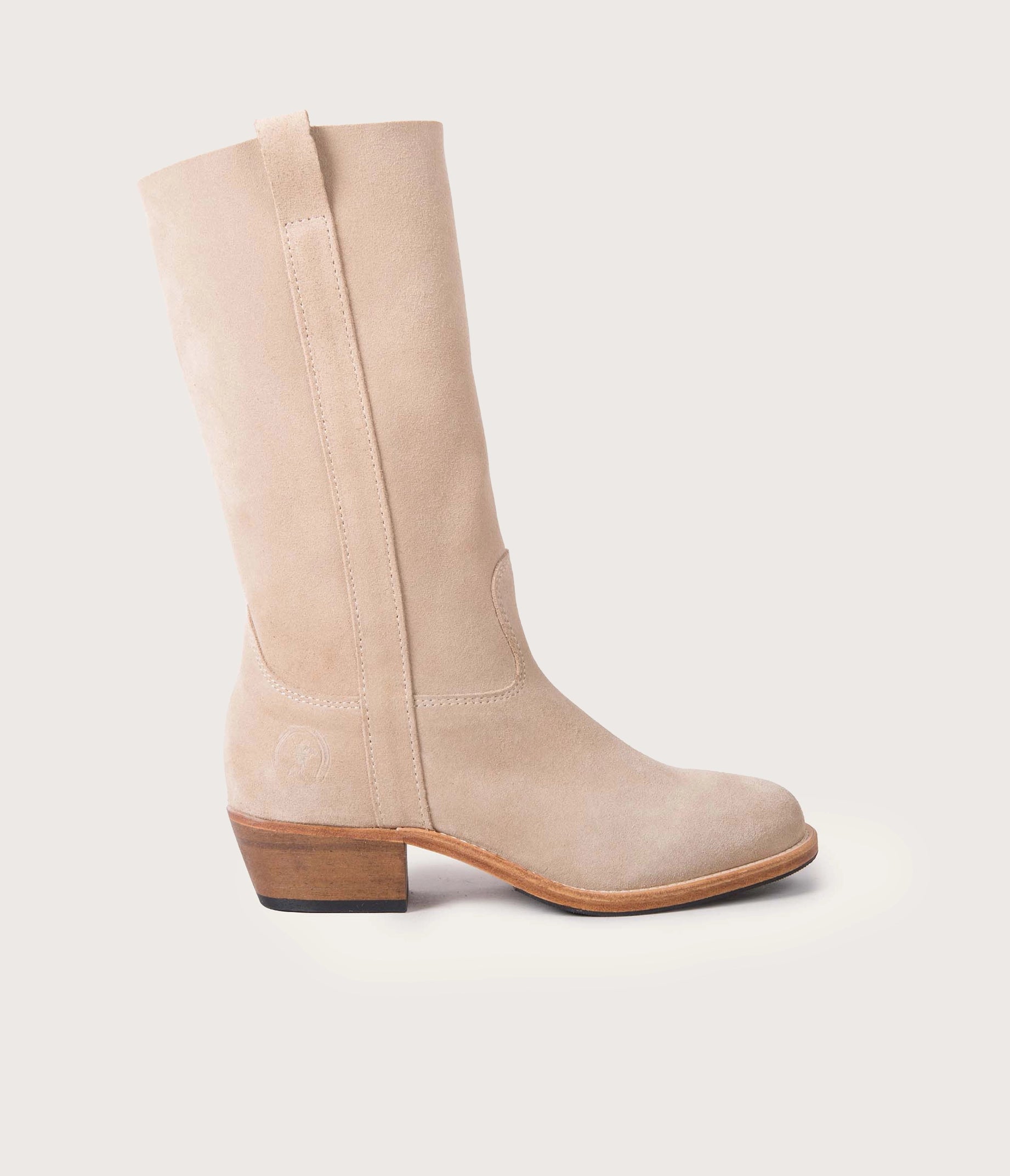Jasmine Beige Suede Boot