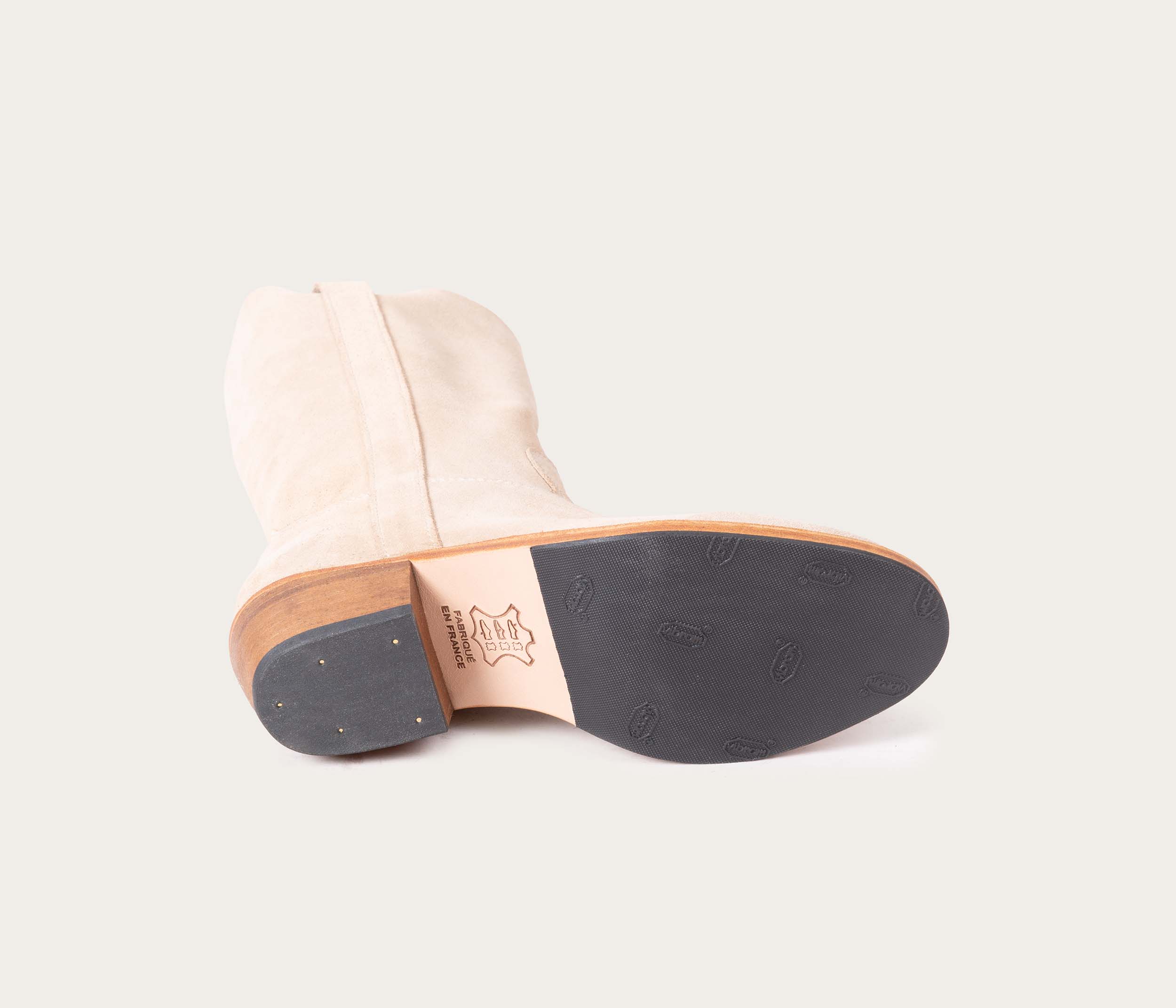Jasmine Beige Suede Boot