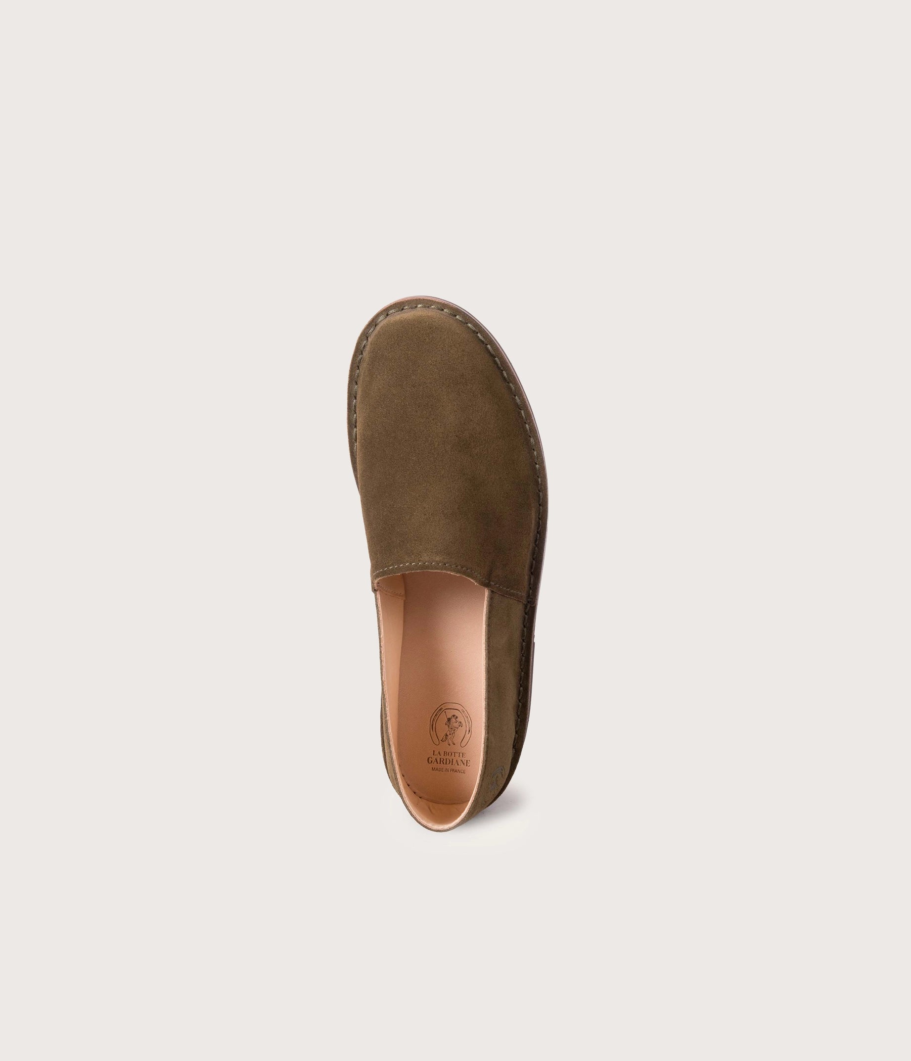 Maurice Mocassin Velours Olive