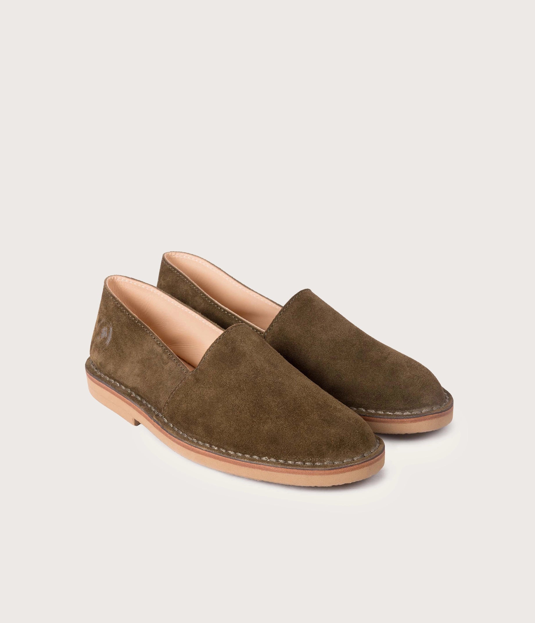 Maurice Mocassin Velours Olive
