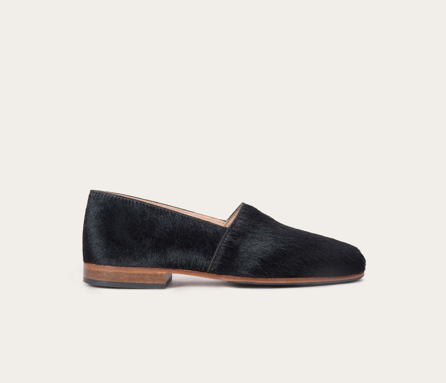 Maury Mocassin Poils Noir