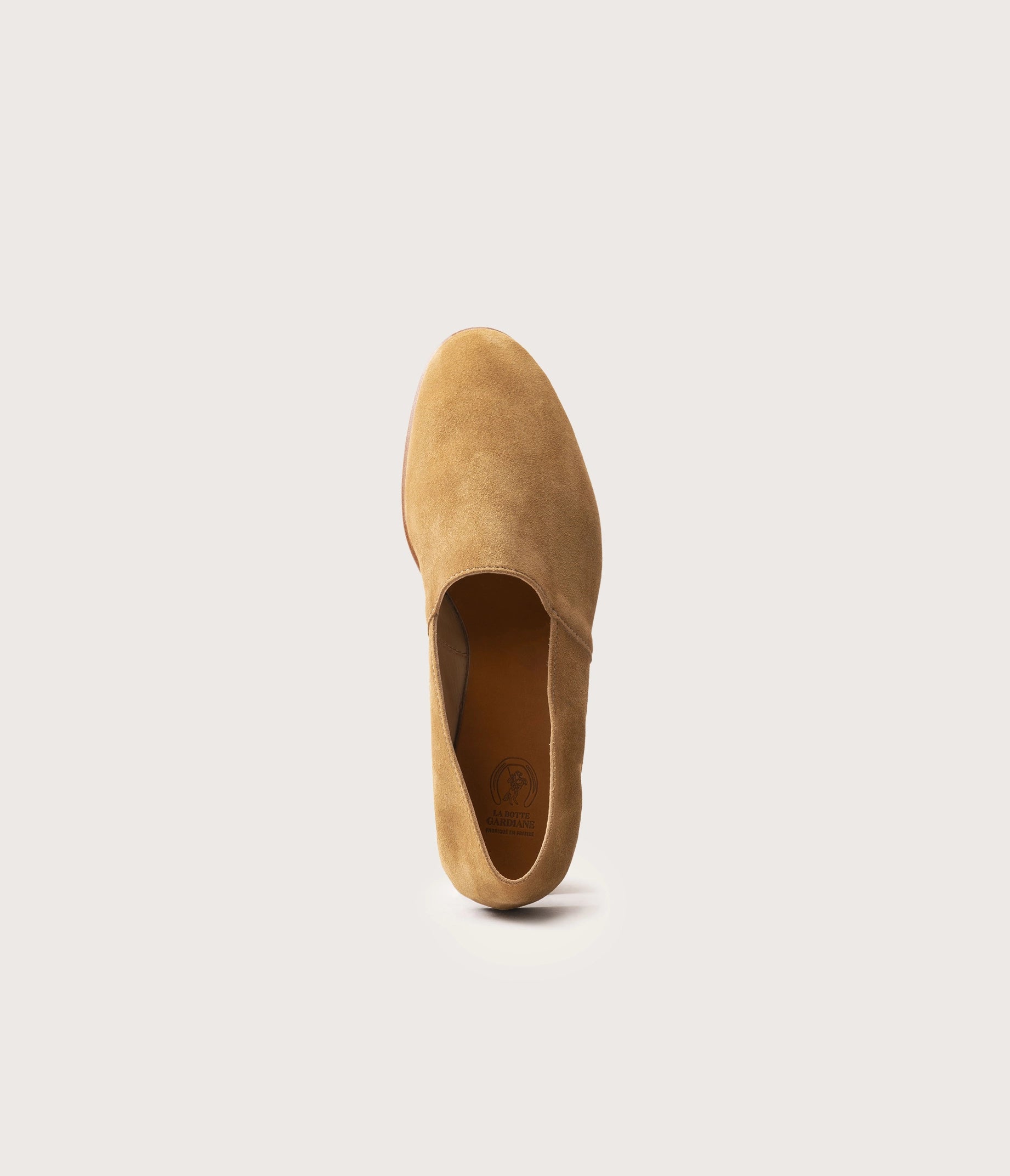 Maury Mocassin Velours Havane
