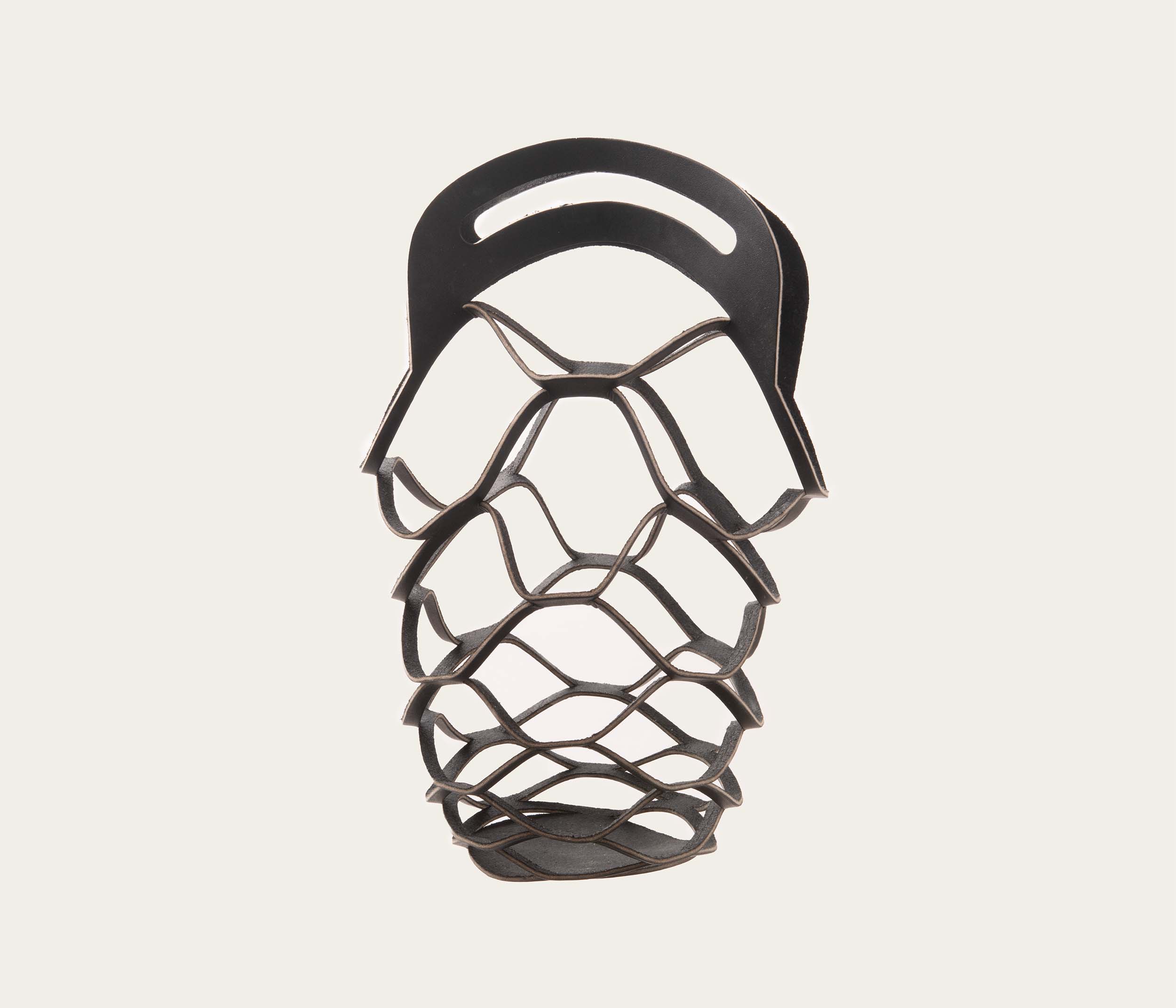 Porte Bouteille Filet Noir