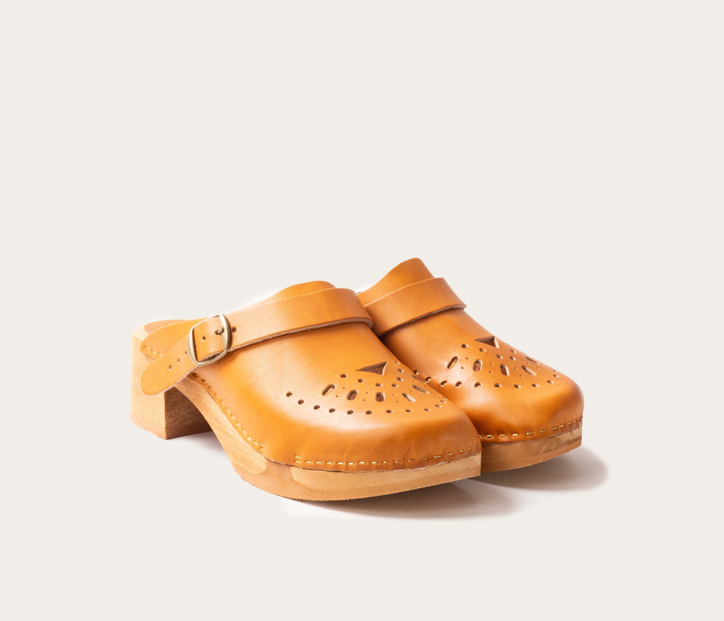 Semelle Bois Sabot Femme En Cuir Sabots En Cuir Et Bois Sabots