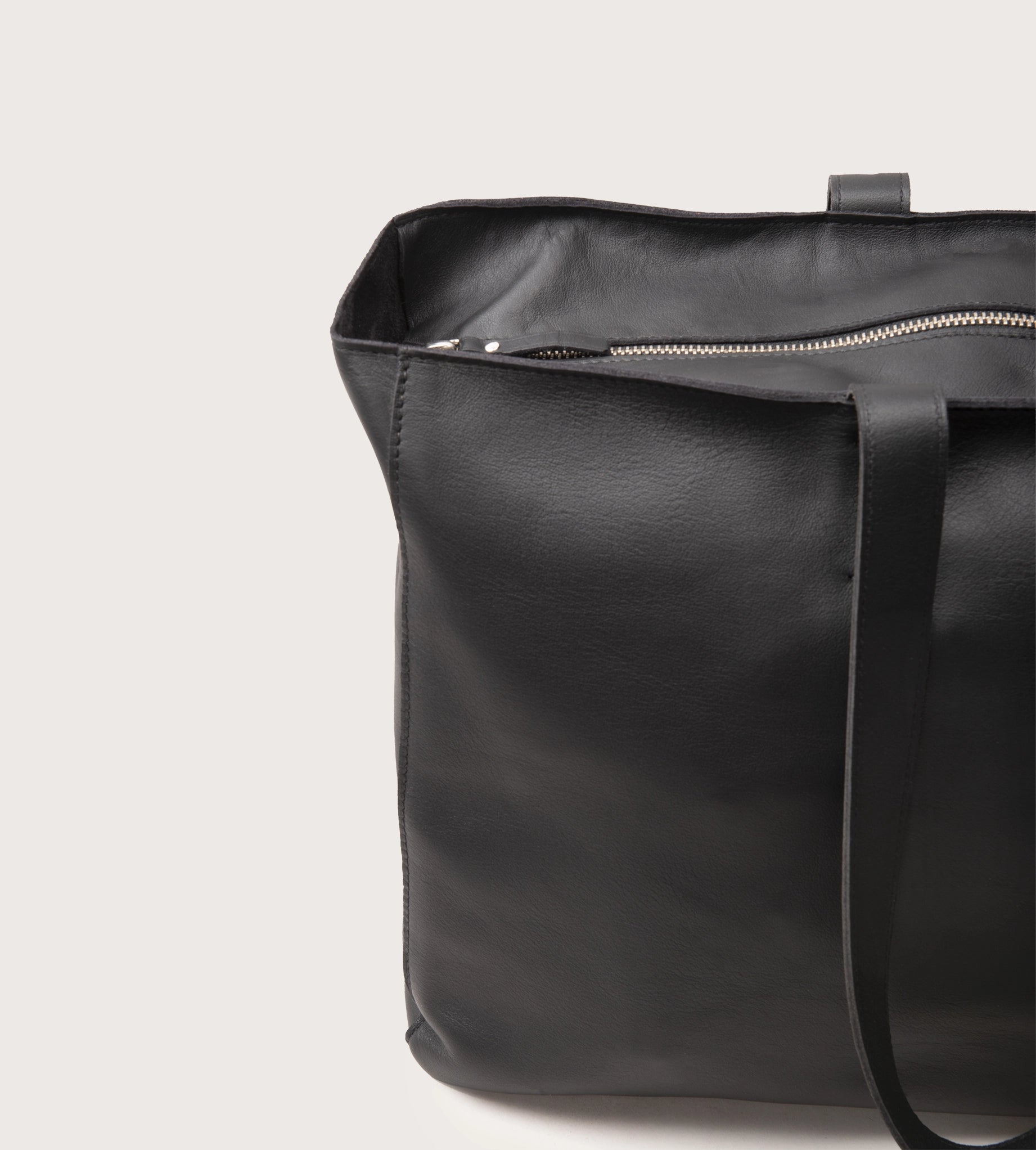 Black Soft Tote Bag