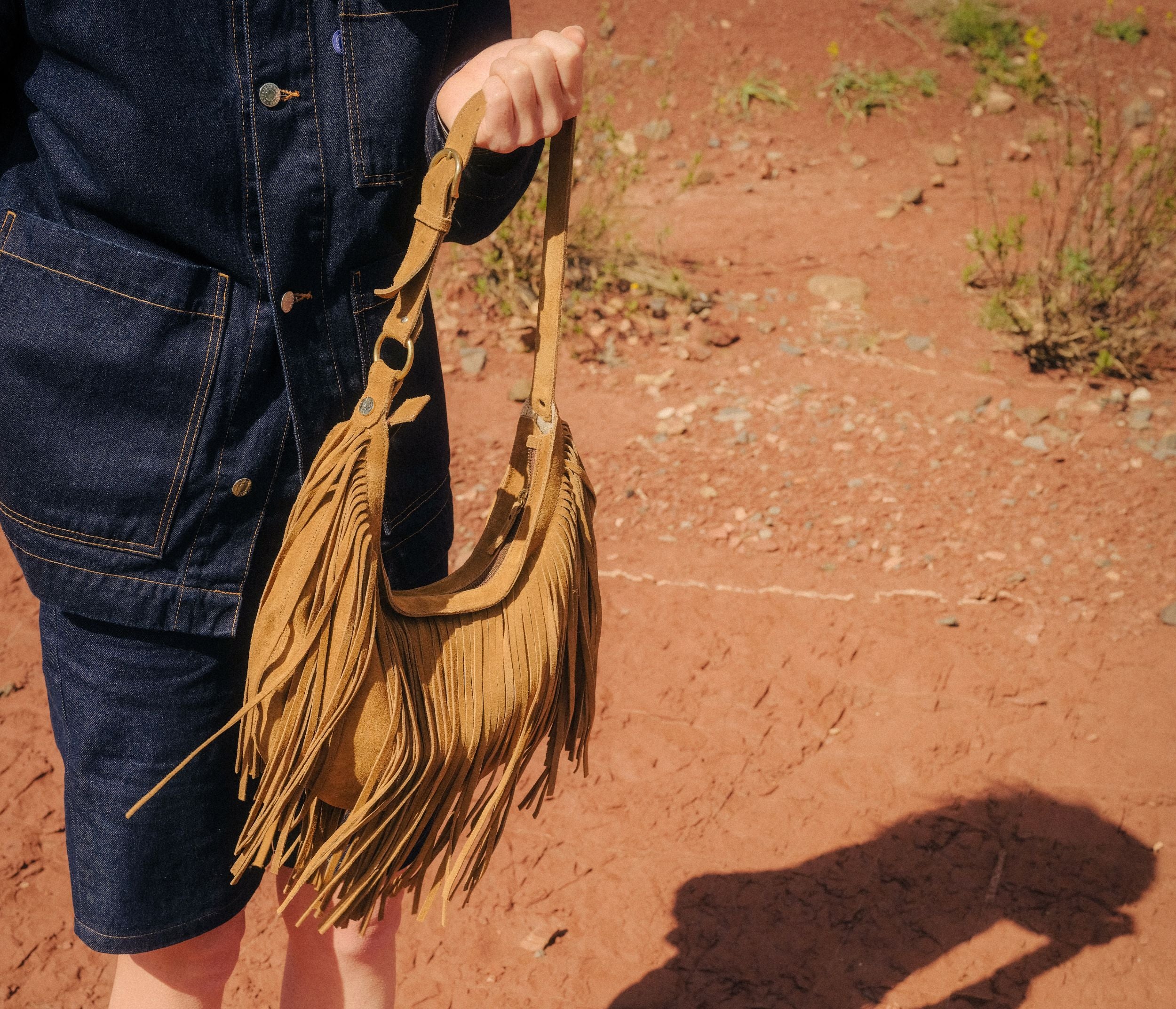 Sac félix à franges, sac epaule avec franges, sac en cuir velours avec franges, sac en cuir daim porte