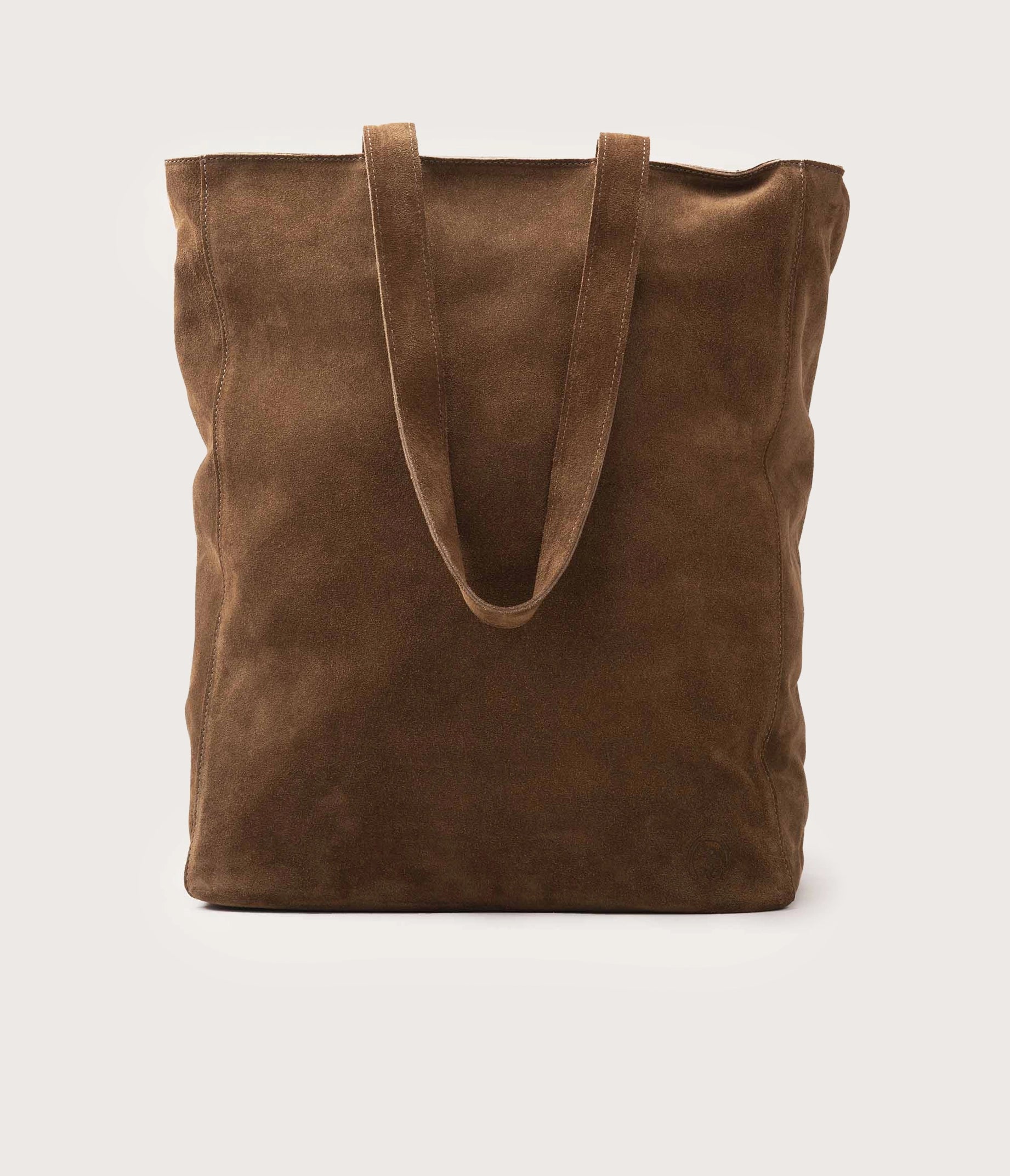 Solène Bag Taupe Velvet Tote Bag