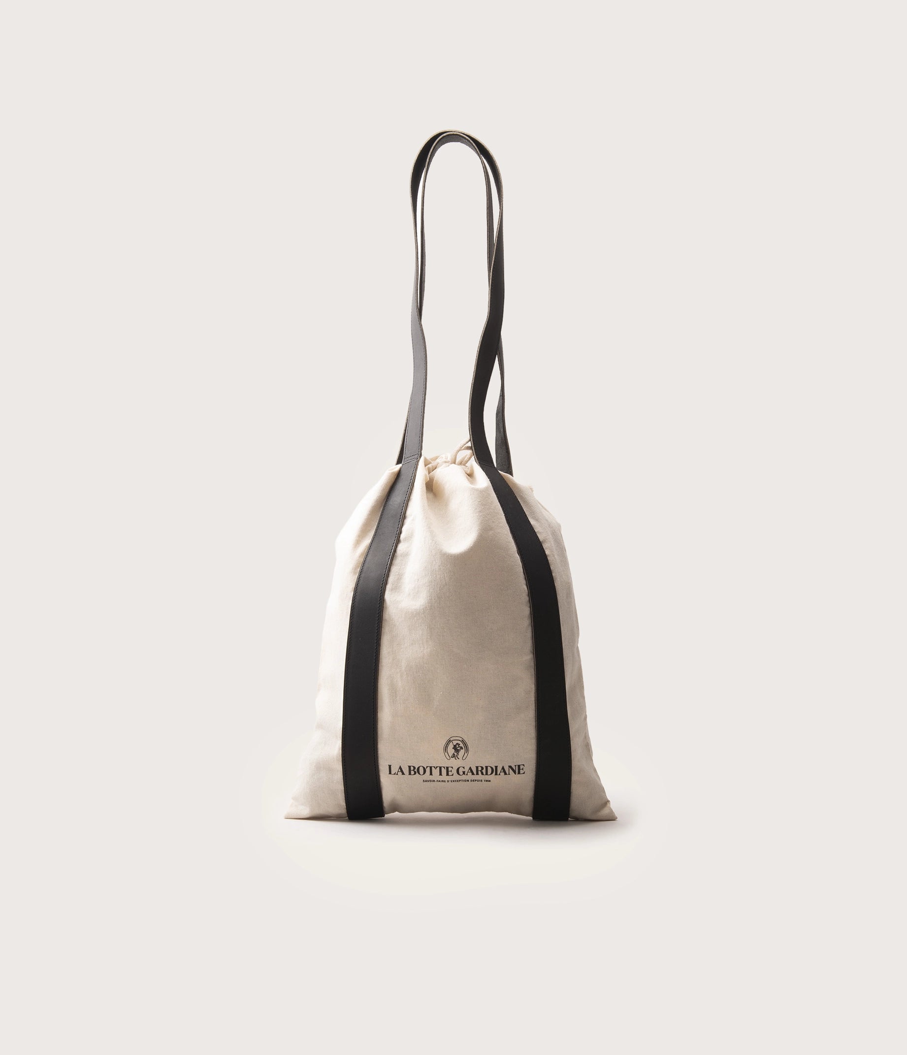 sac tote bag en coton et en cuir, sac tote bag la botte gardiane noir, tote bag noir en cuir et coton français, la botte gardiane tote bag en cuir français, fabriqué en camargue, made in france, sac tote bag, la botte gardiane sac en coton français 