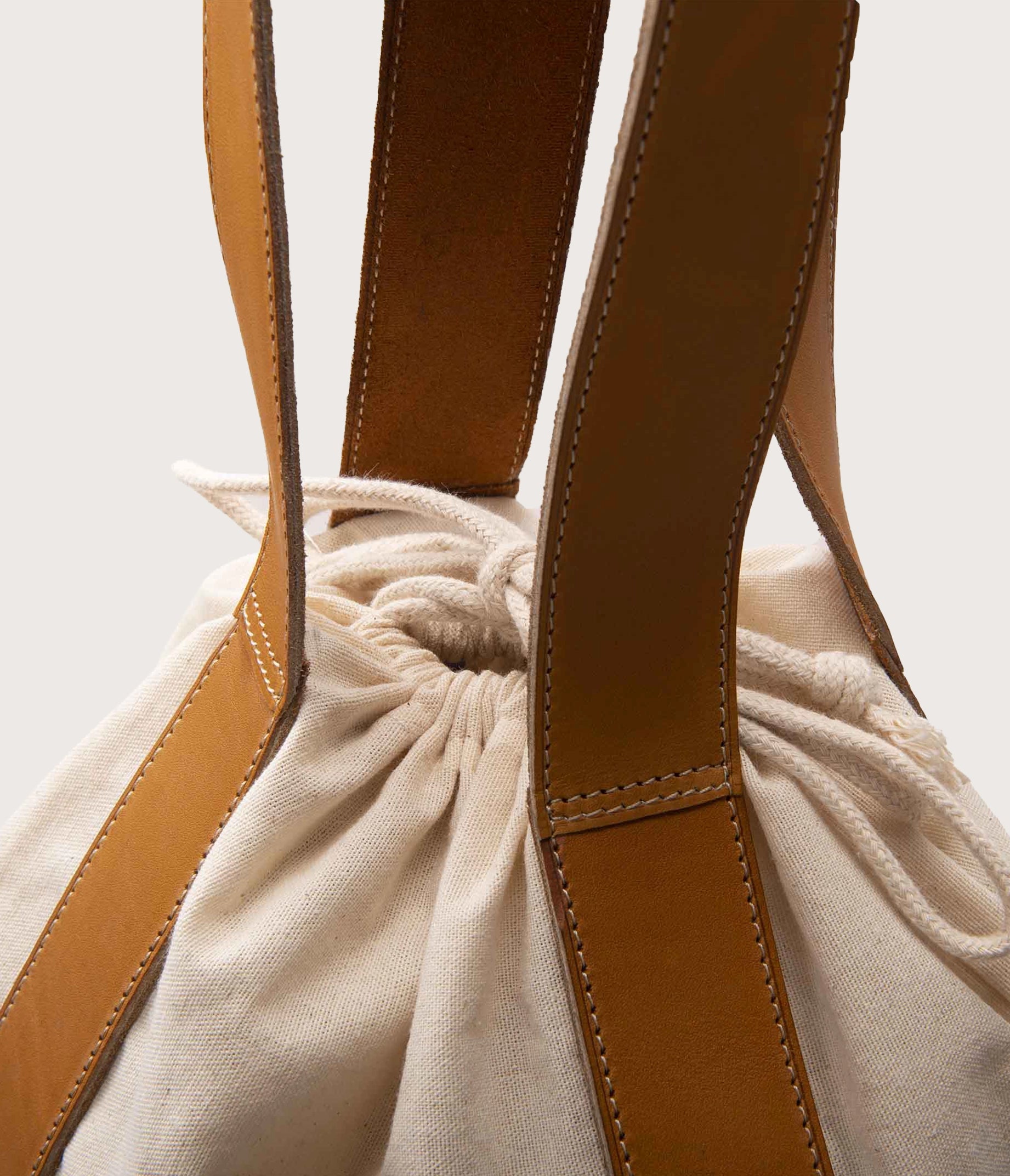 Cotton & Oak Leather Tote Bag