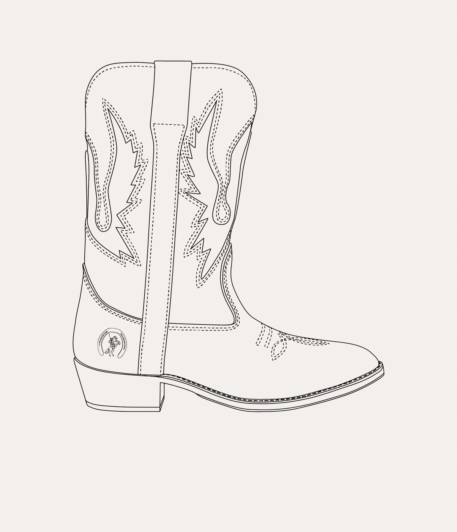 Santiago Custom Inlay Boot