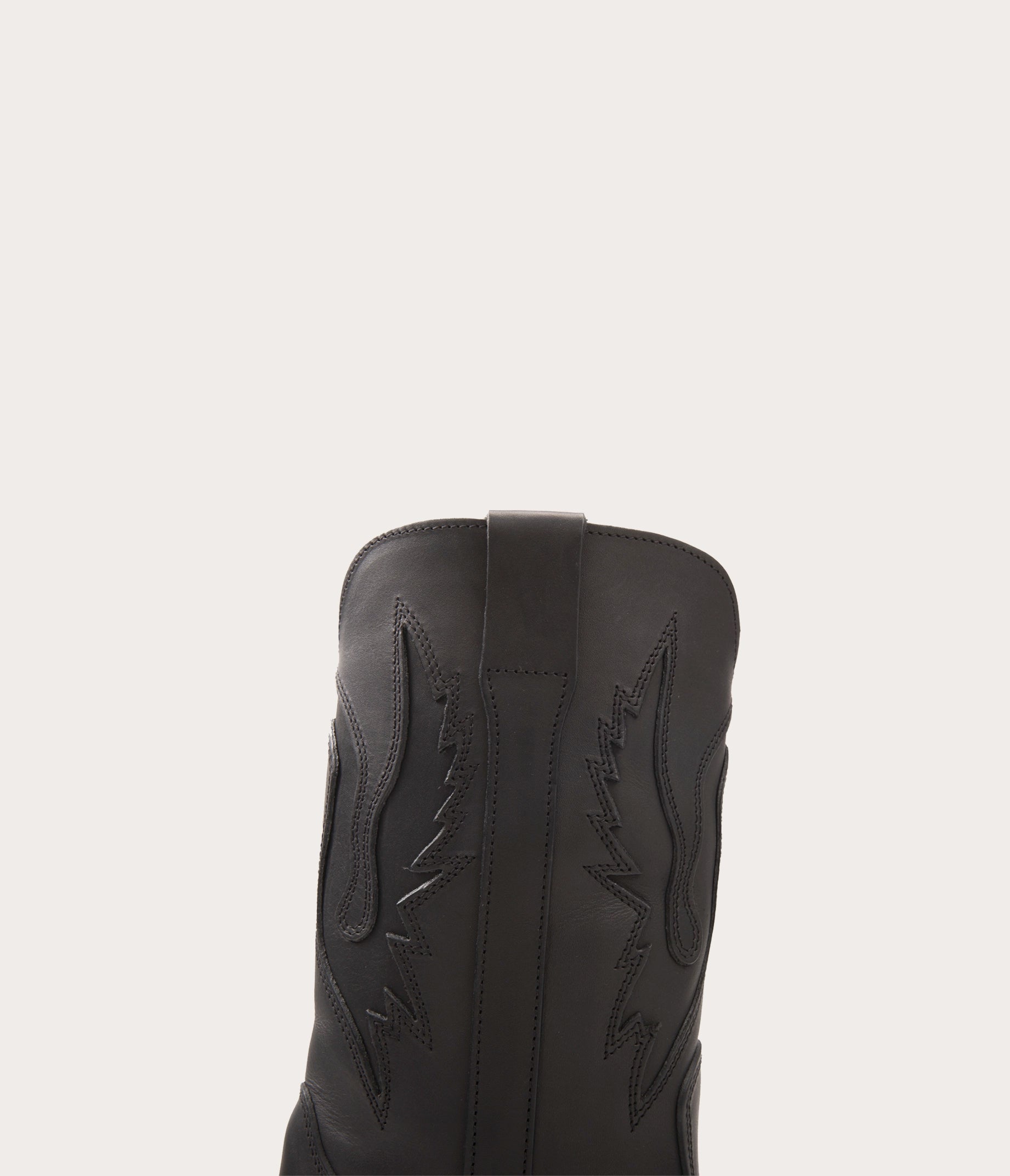 Santiago Inlay Boot Black