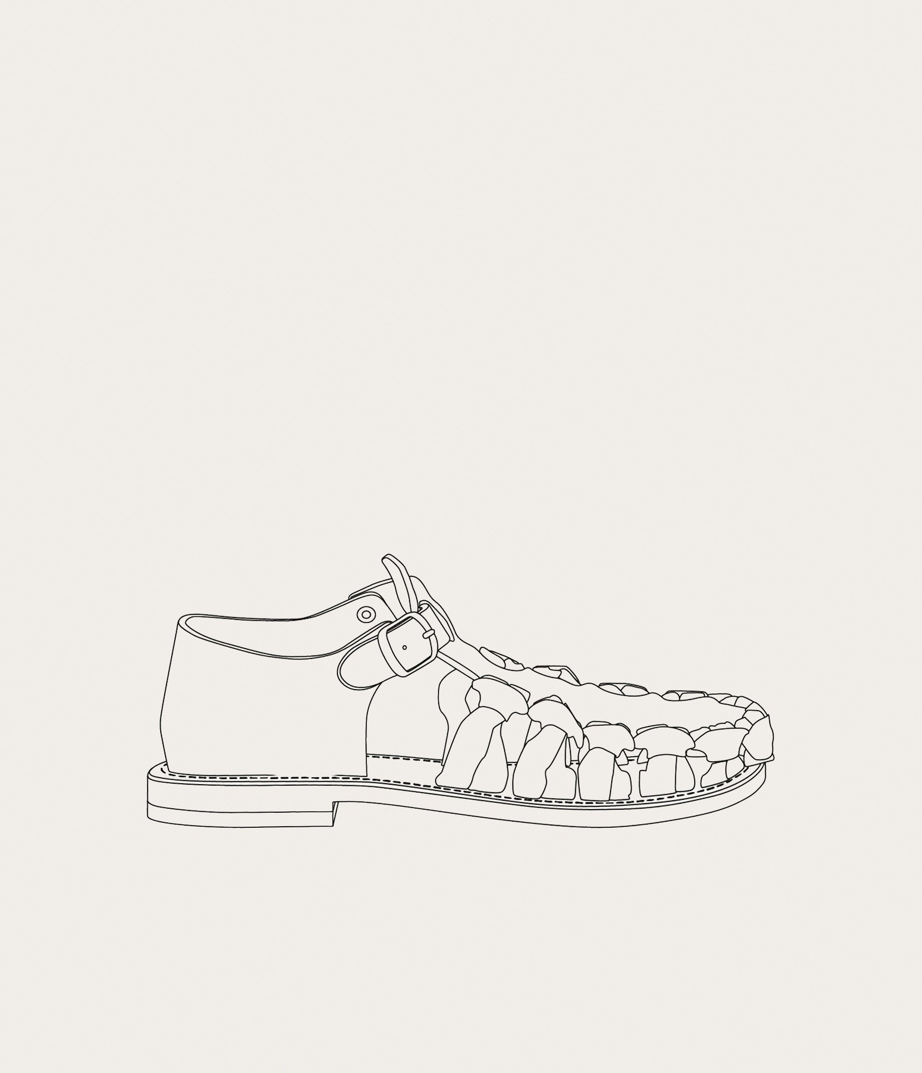 Serge Customizable Sandal