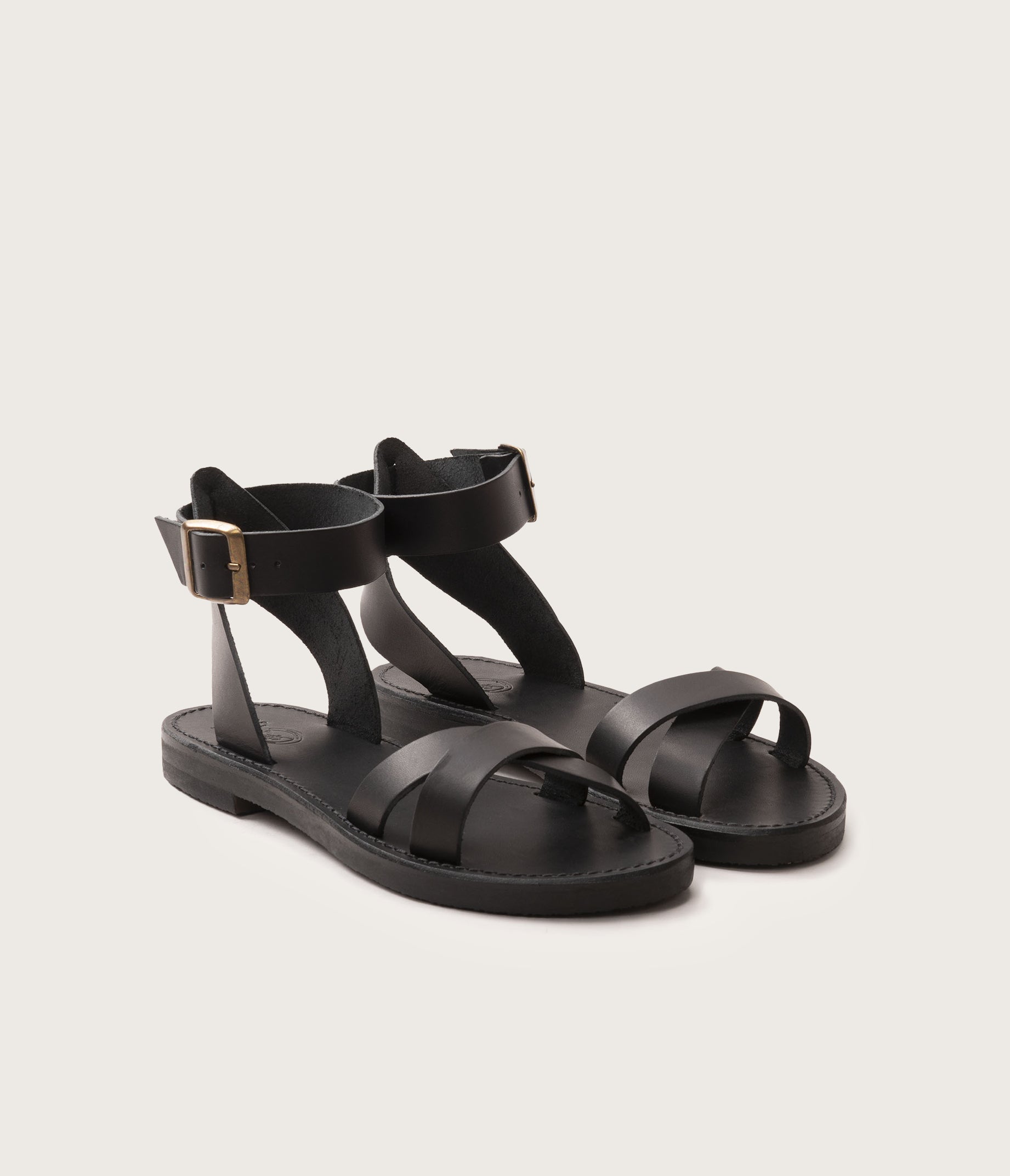 Saint-Ambroise Full Ebony Sandal