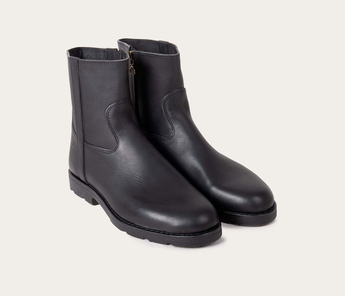 Terence Bottine Noir Caoutchouc - Prix Doux
