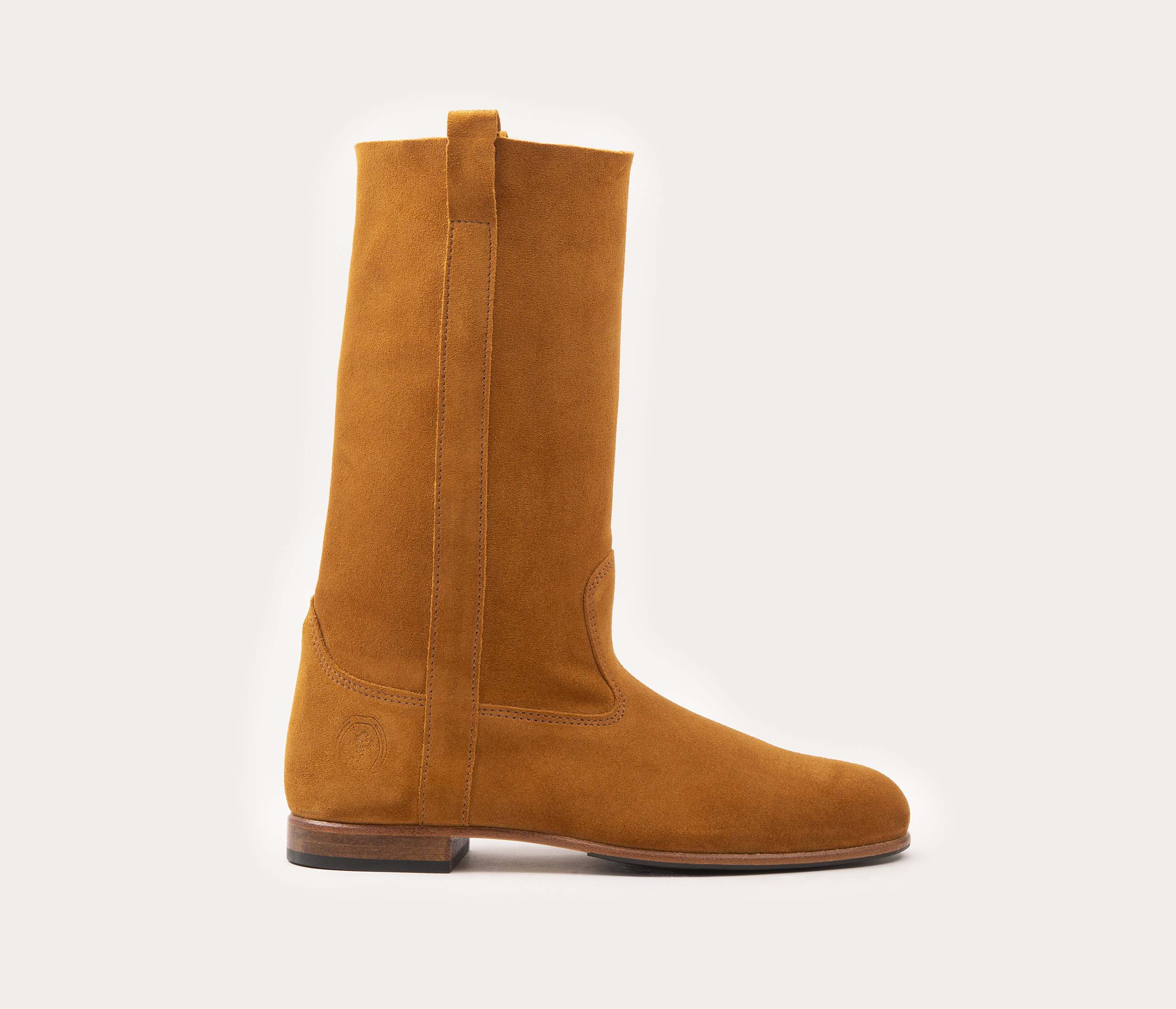Ella Botte Velours Ecureuil - Prix Doux