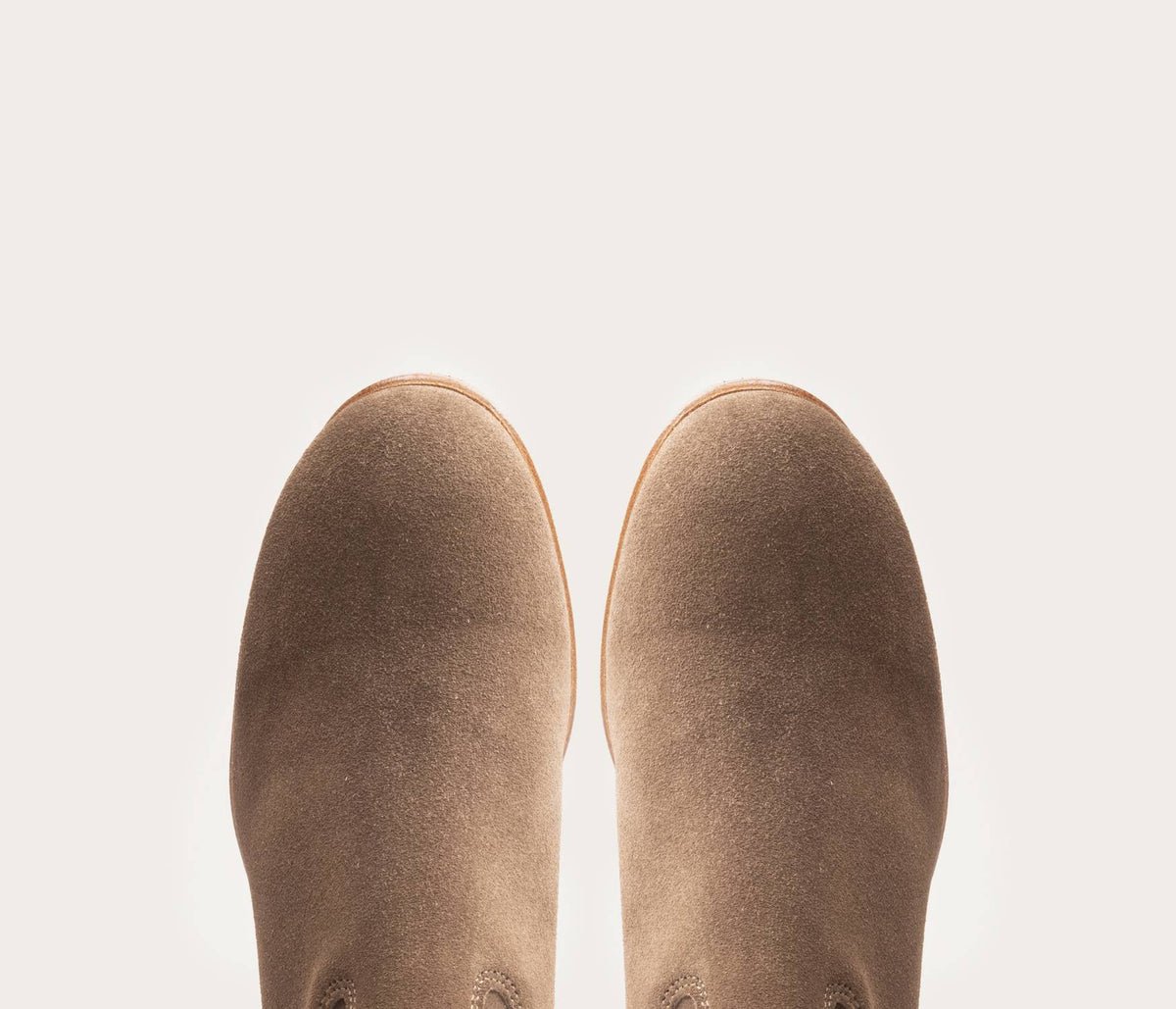 Gil Bottine Velours Taupe - Prix Doux