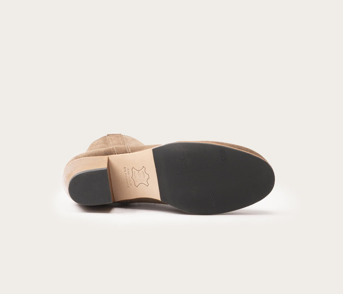 Gil Bottine Velours Taupe - Prix Doux