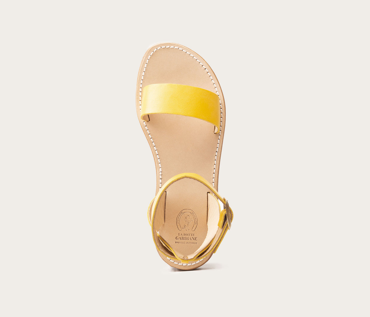 Mage Sandale Femme Jaune Soleil - Prix Doux