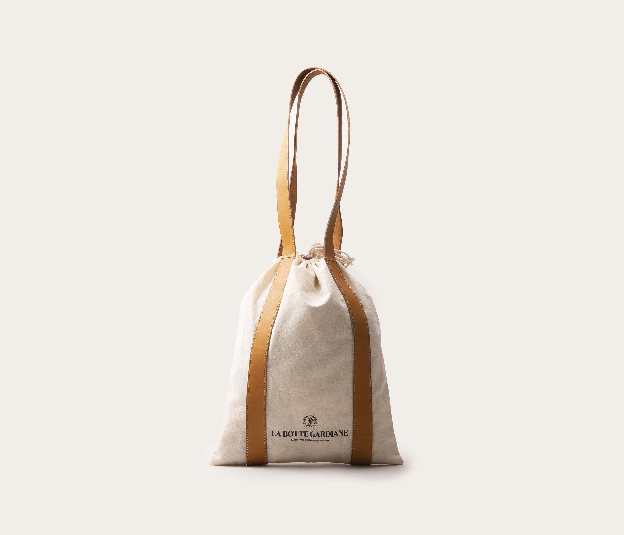 Tote bag Coton & Cuir chêne